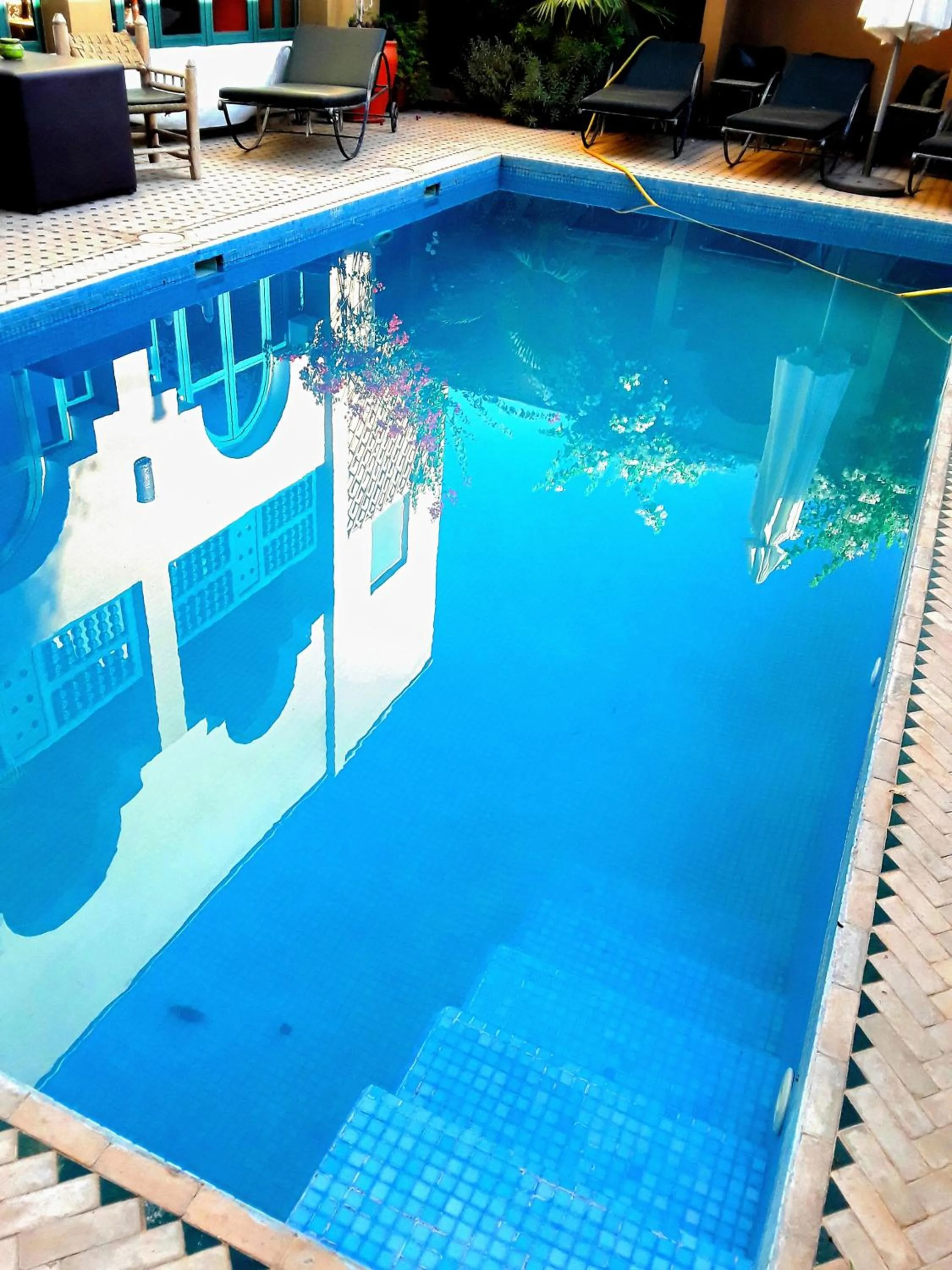 Pool view in Riad Anma