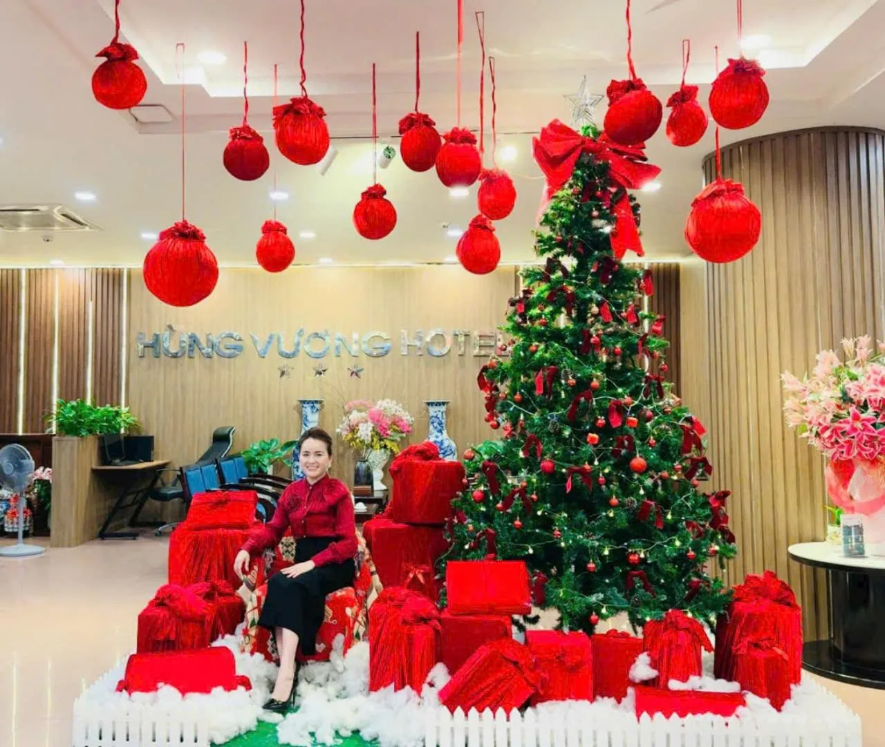 Lobby or reception in Khách Sạn Hùng Vương Quảng Ngãi