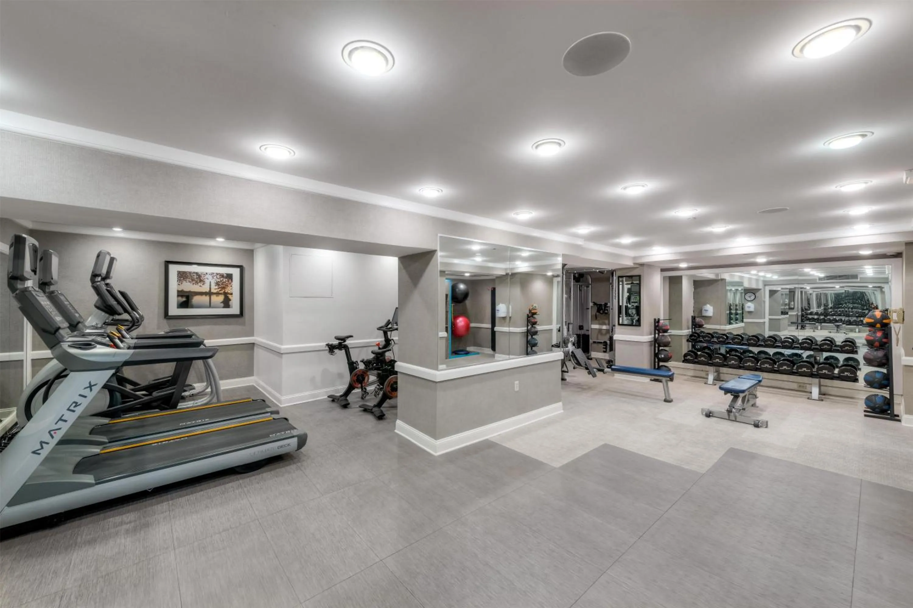 Fitness centre/facilities in Hamilton Hotel - Washington DC