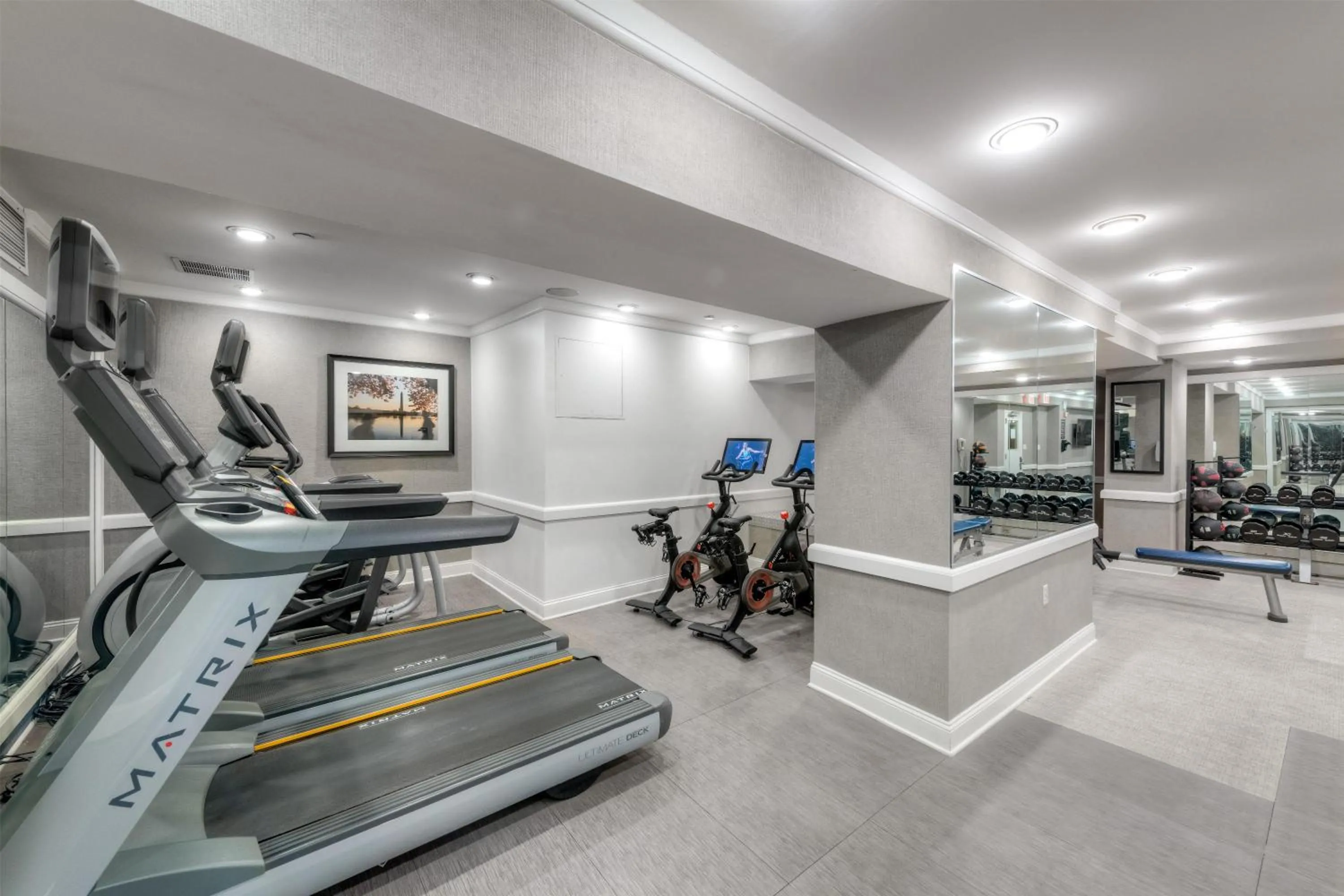 Fitness centre/facilities in Hamilton Hotel - Washington DC