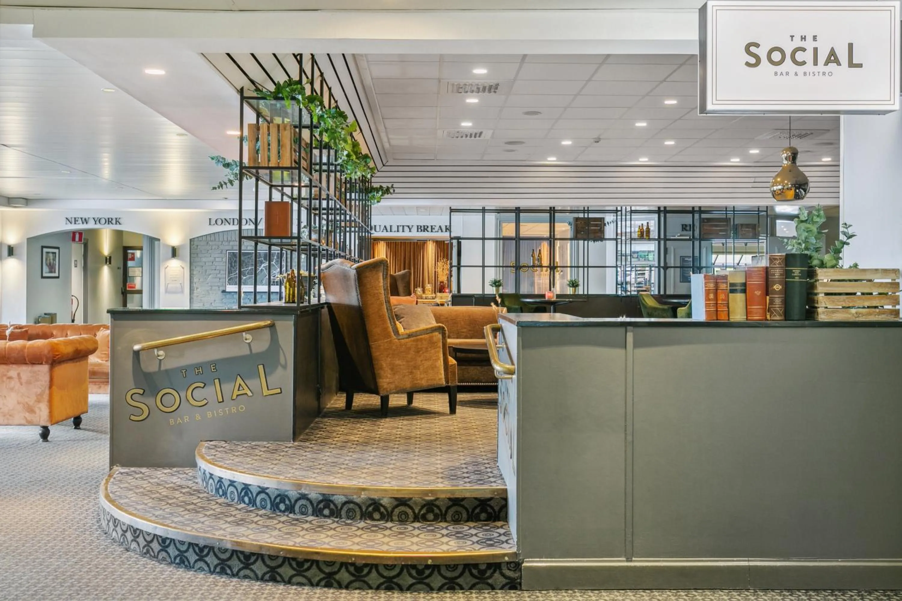 Living room in Quality Hotel Winn