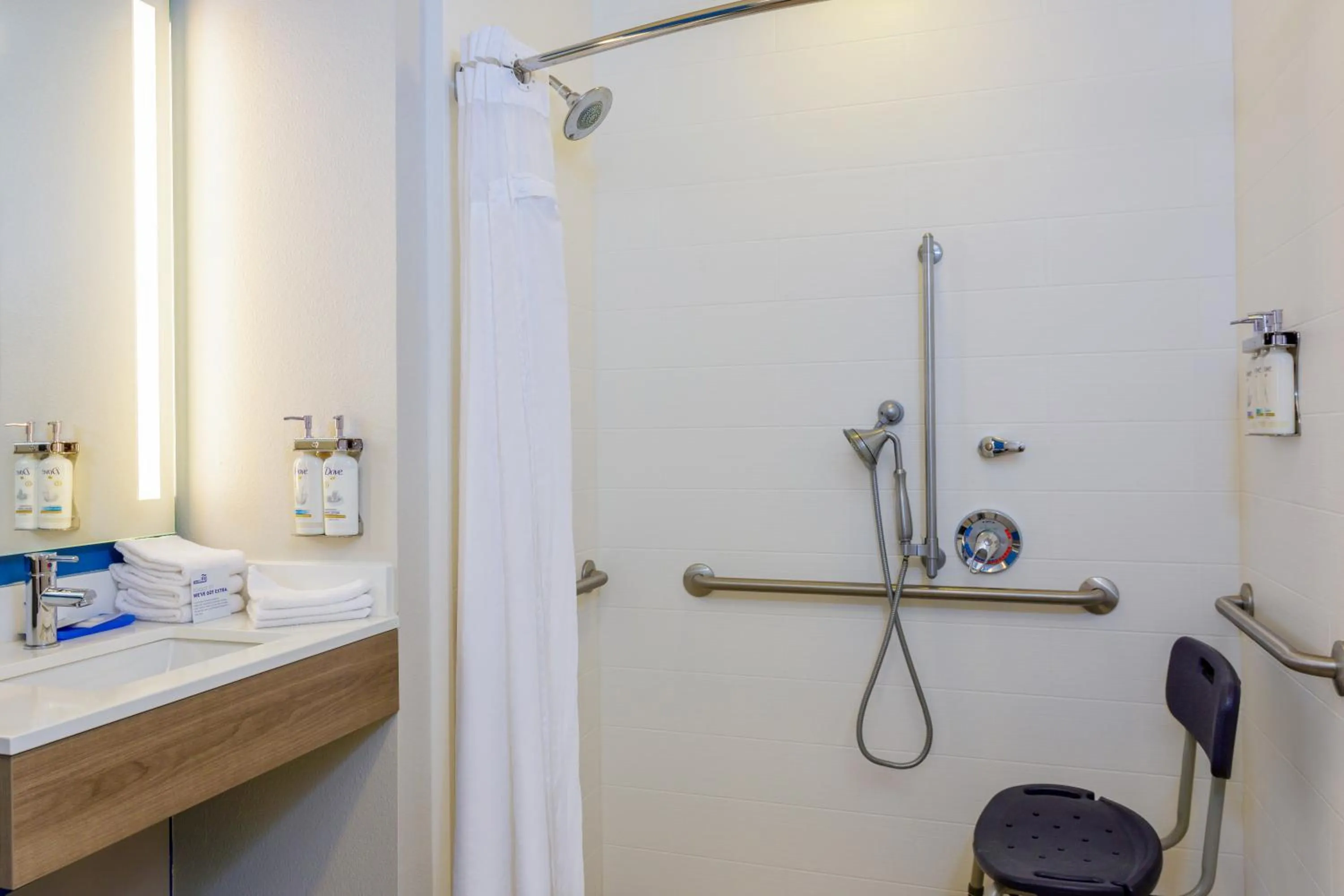 Shower in Holiday Inn Express Orlando-Ocoee East by IHG