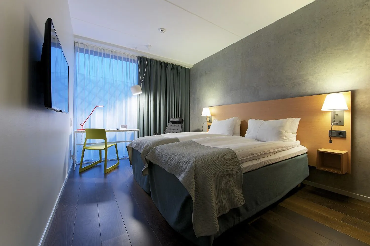 Bed in Quality Hotel Globe