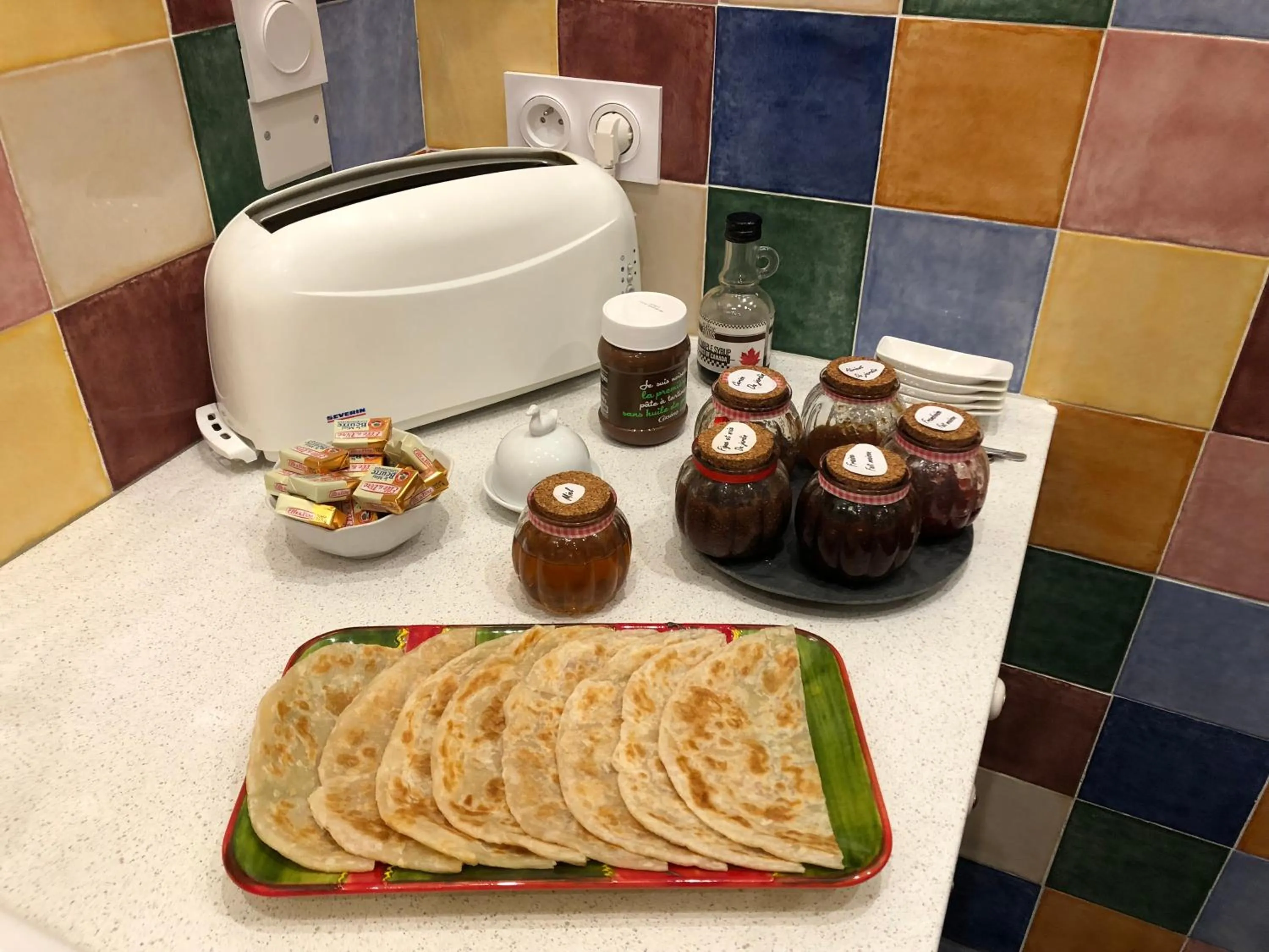 Food close-up in Gentil'Home - Toulouse B&B Prestige