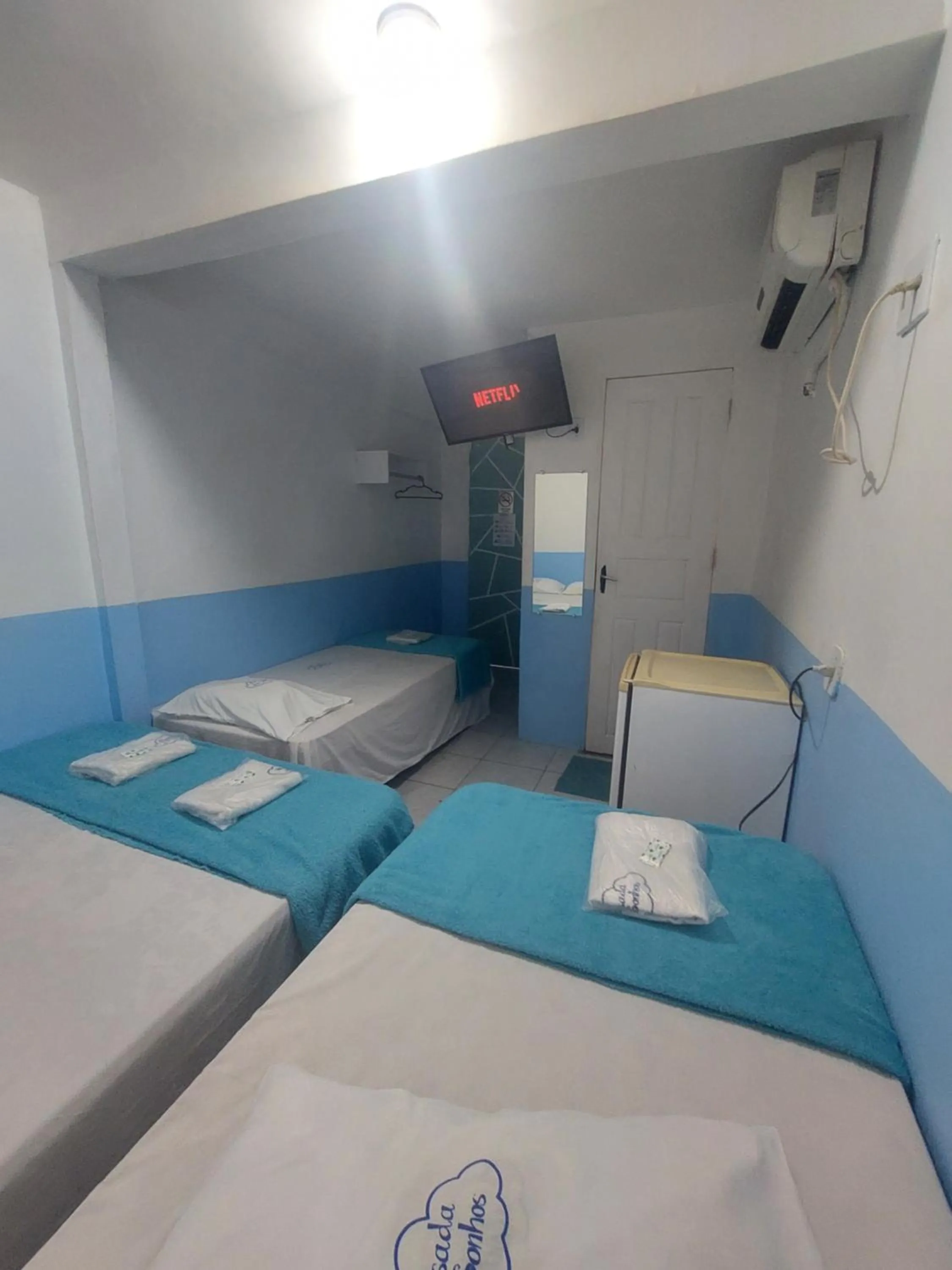 Bed in Pousada Casa Sonhos