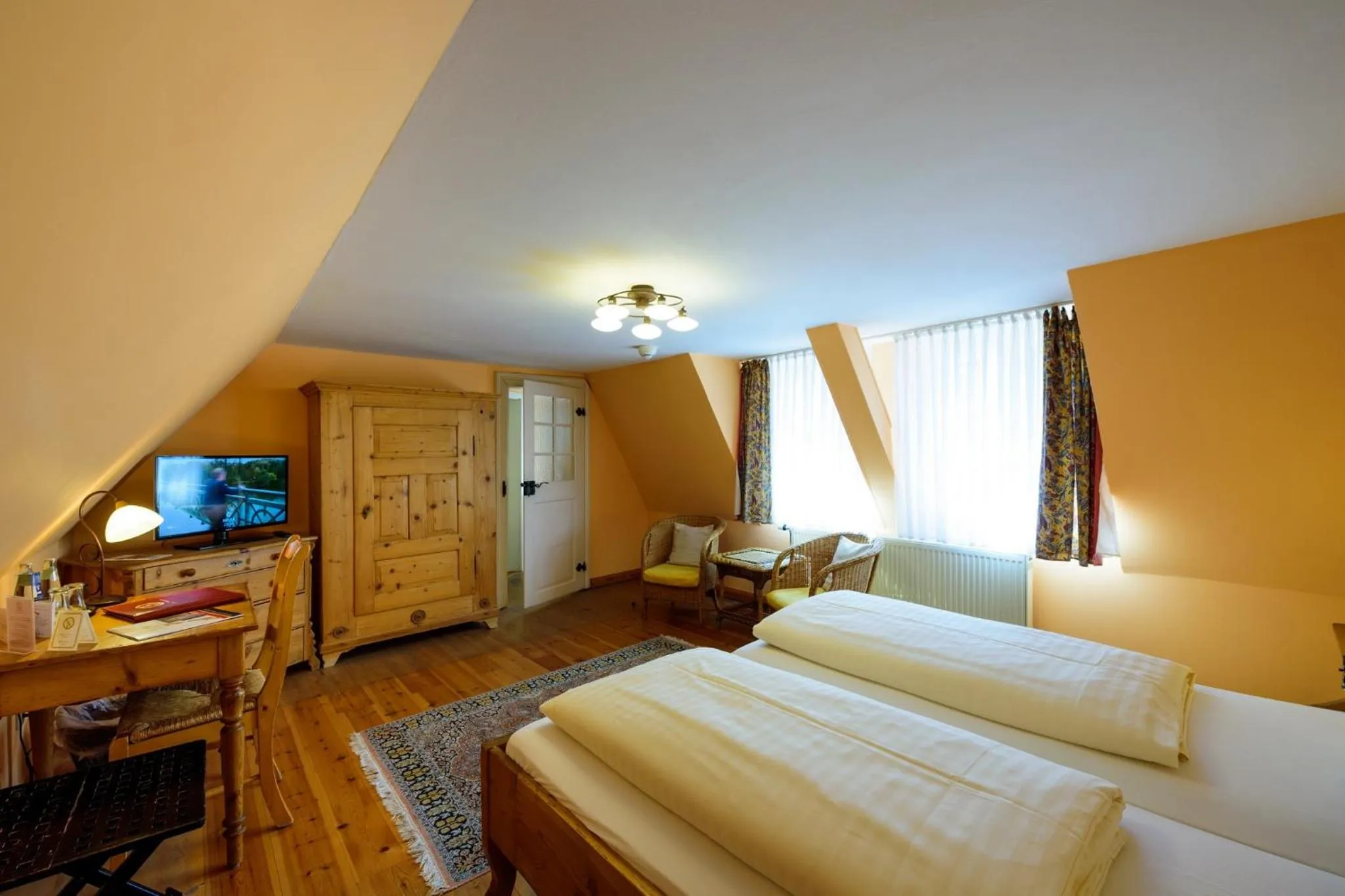 Photo of the whole room, Bed in Hotel Theophano