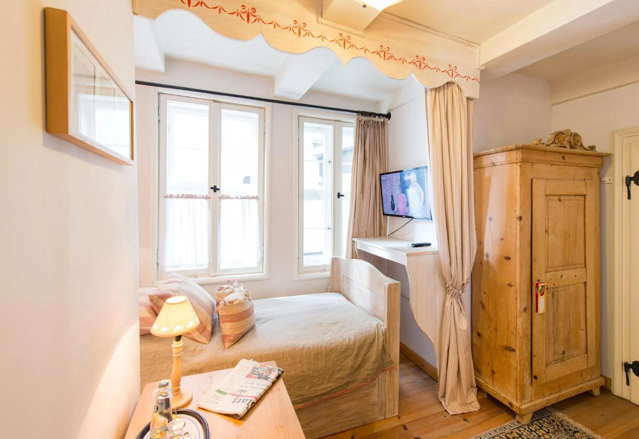 Photo of the whole room, Bed in Hotel Theophano