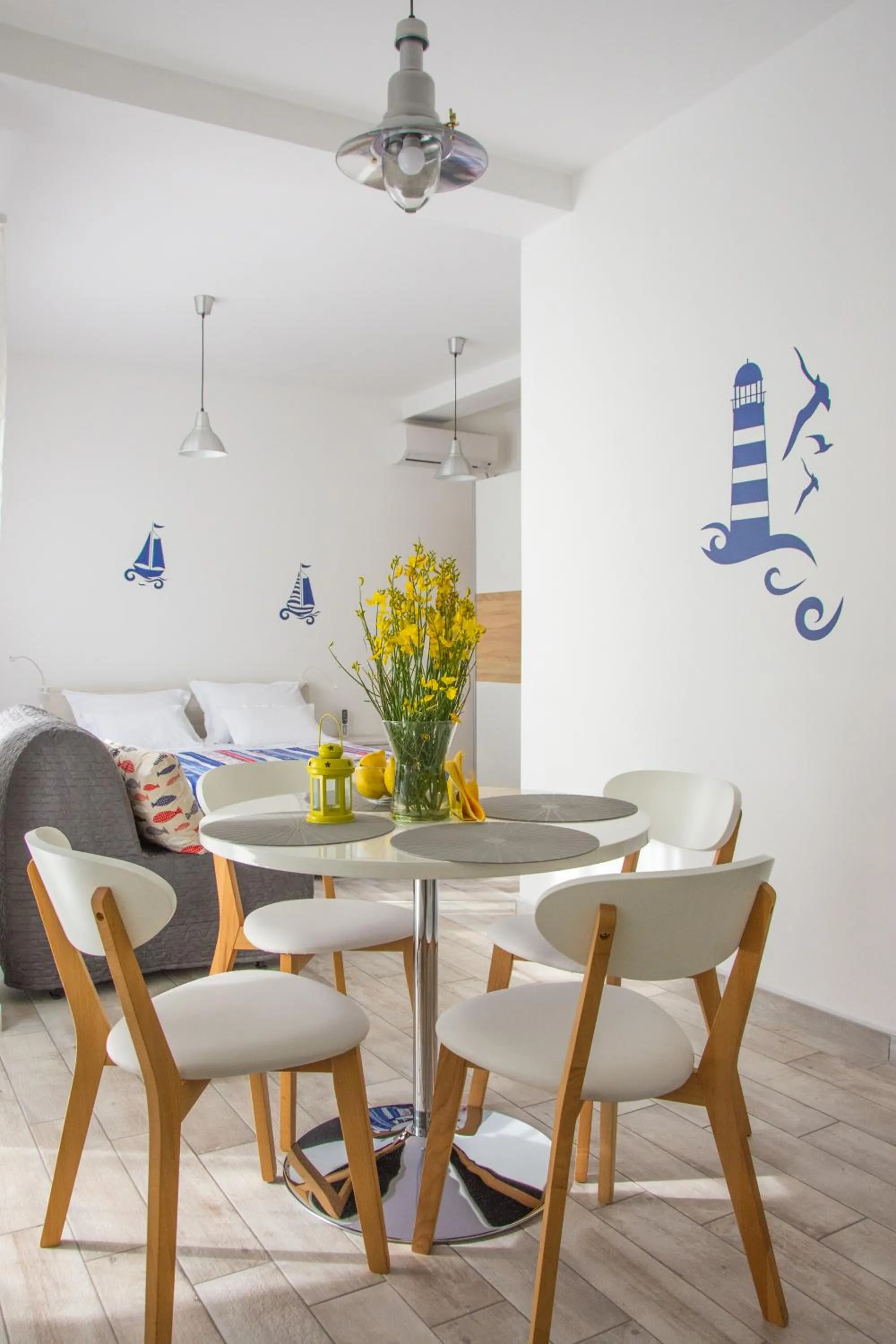 Kitchen or kitchenette in Apartment Villa Franci Pag with heating and open all year