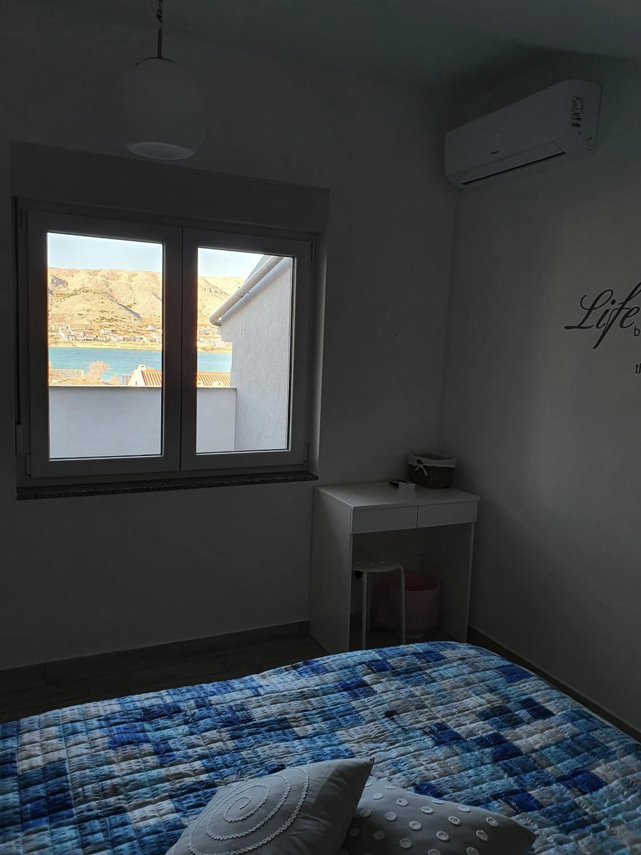Bedroom, Bed in Apartment Villa Franci Pag with heating and open all year