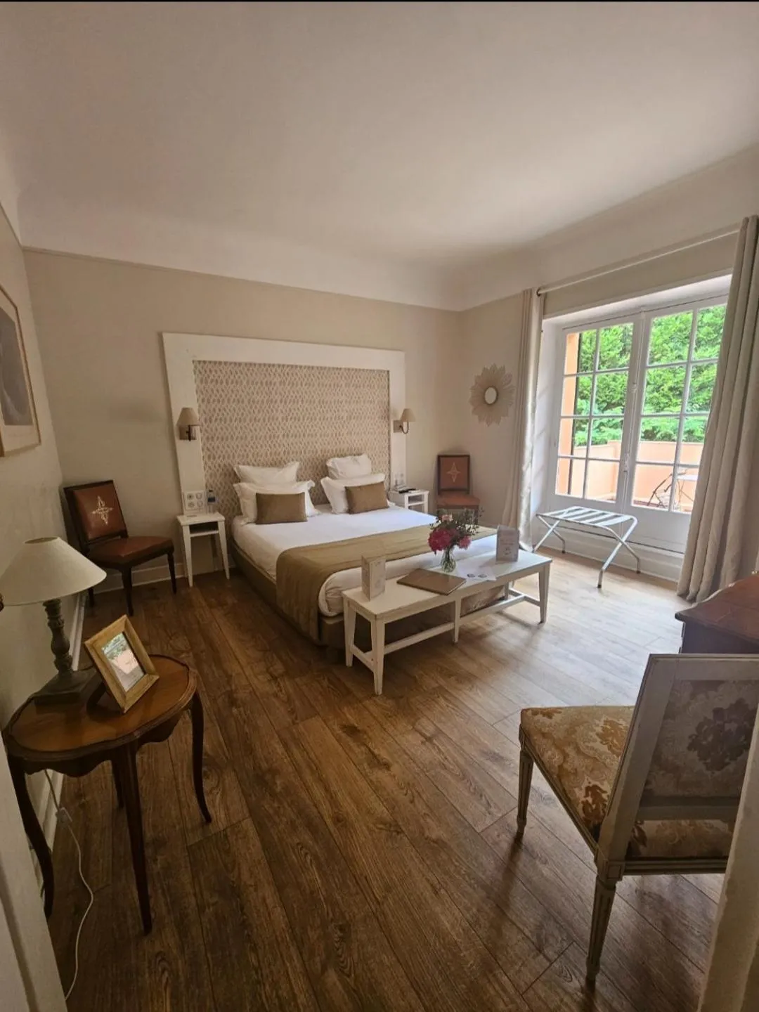 Bed in Hôtel Chantaco Golf & Wellness