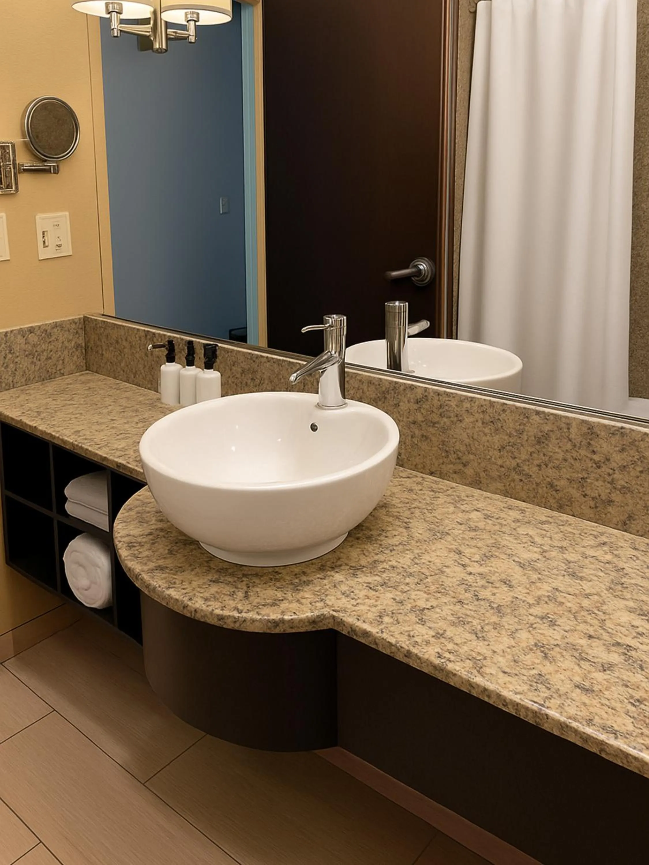 Bathroom in Crowne Plaza Chicago O'Hare Hotel & Conference Center by IHG
