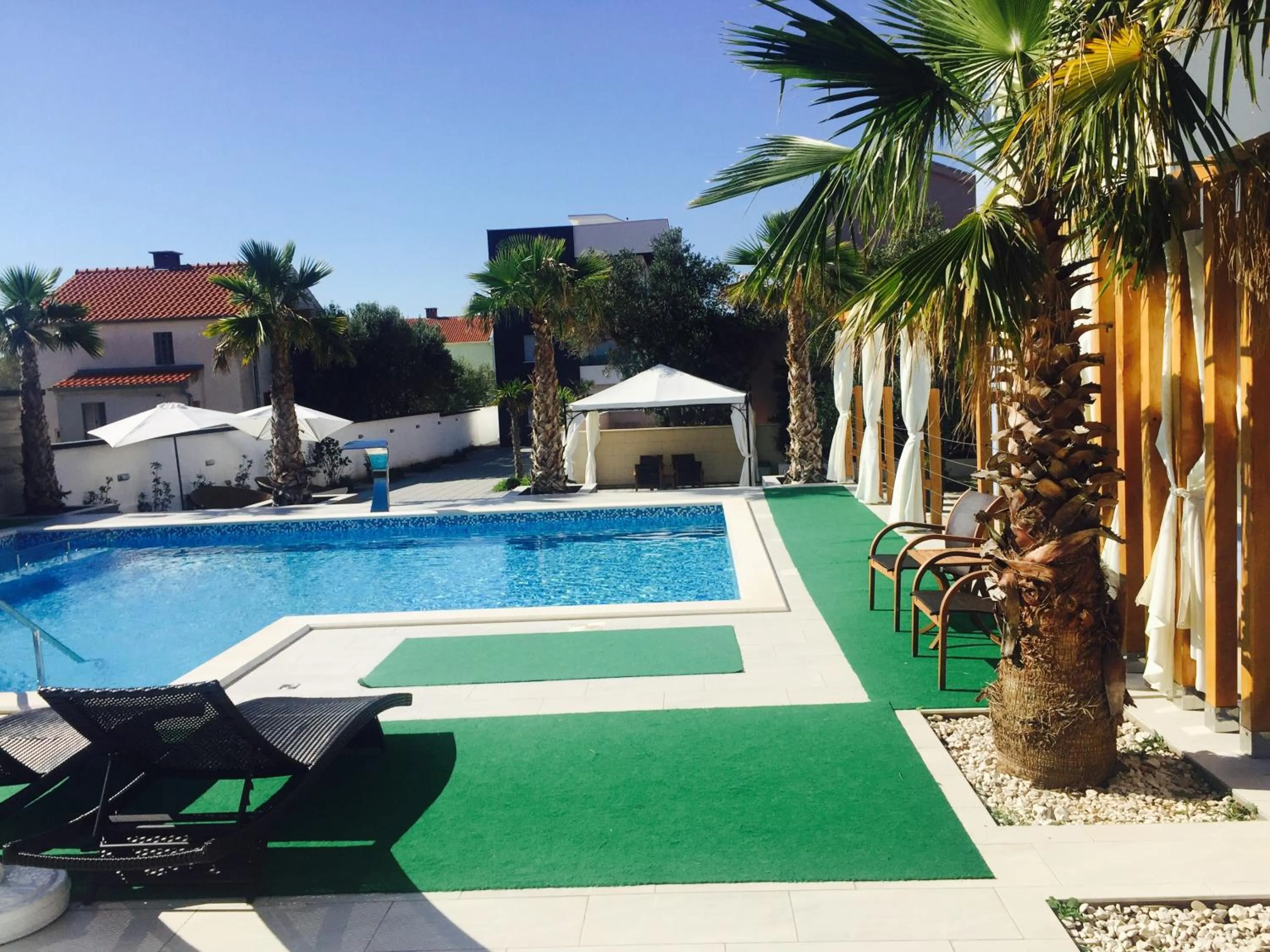 Garden view in Boutique Apartments Ad Astra