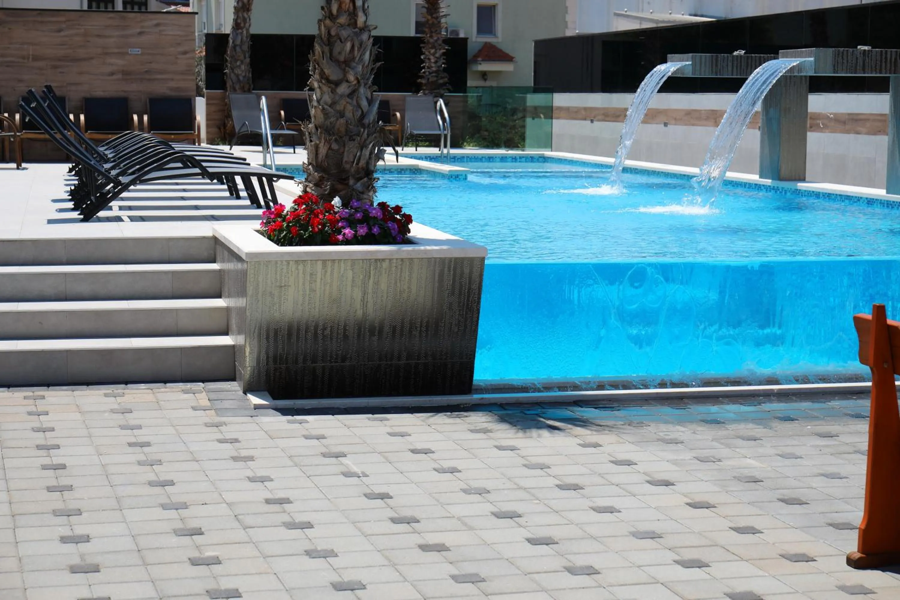 Swimming pool in Boutique Apartments Ad Astra