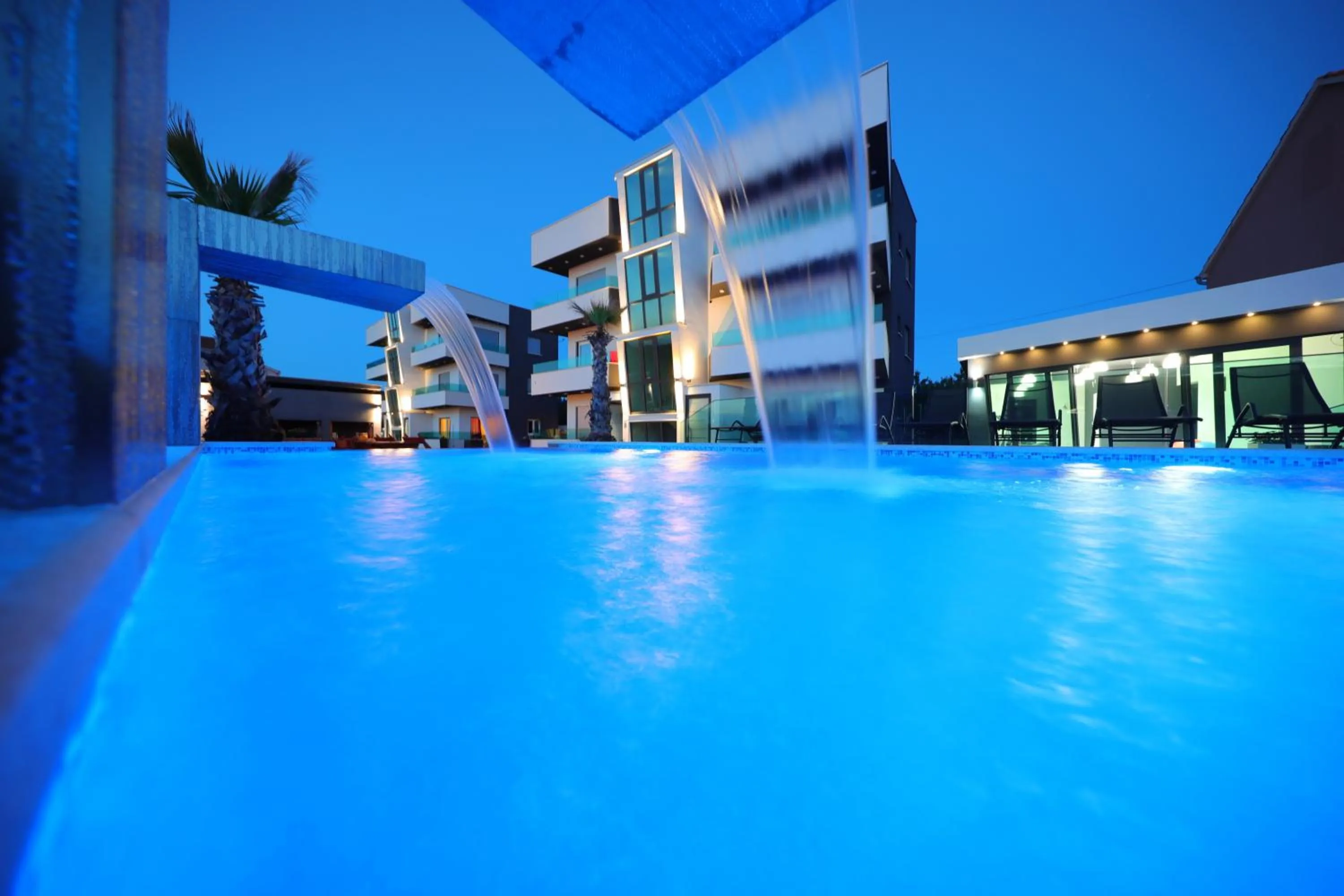 Swimming pool in Boutique Apartments Ad Astra