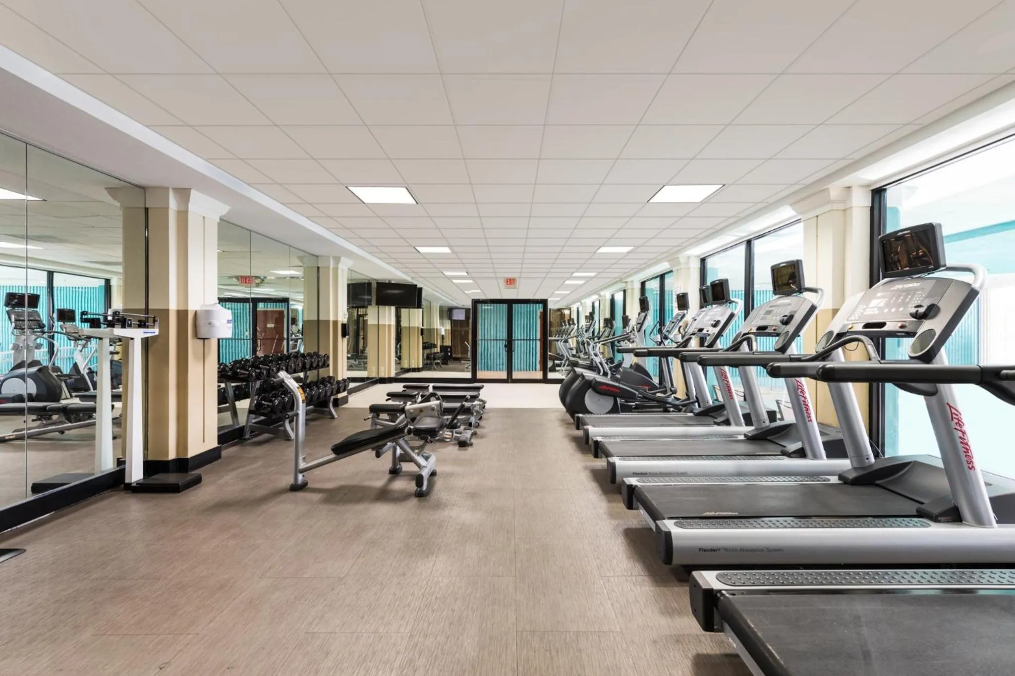 Fitness centre/facilities in Crowne Plaza Newark Airport by IHG