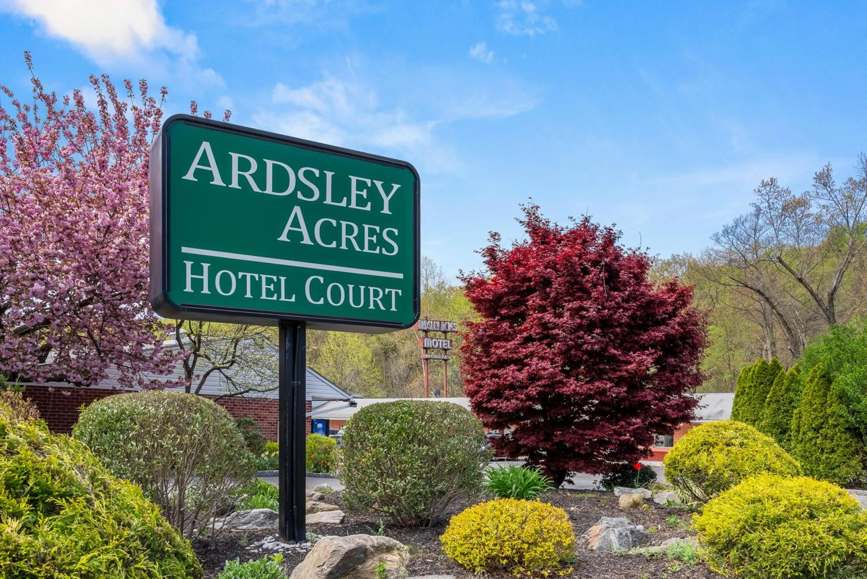 Property logo or sign in Ardsley Acres Hotel Court