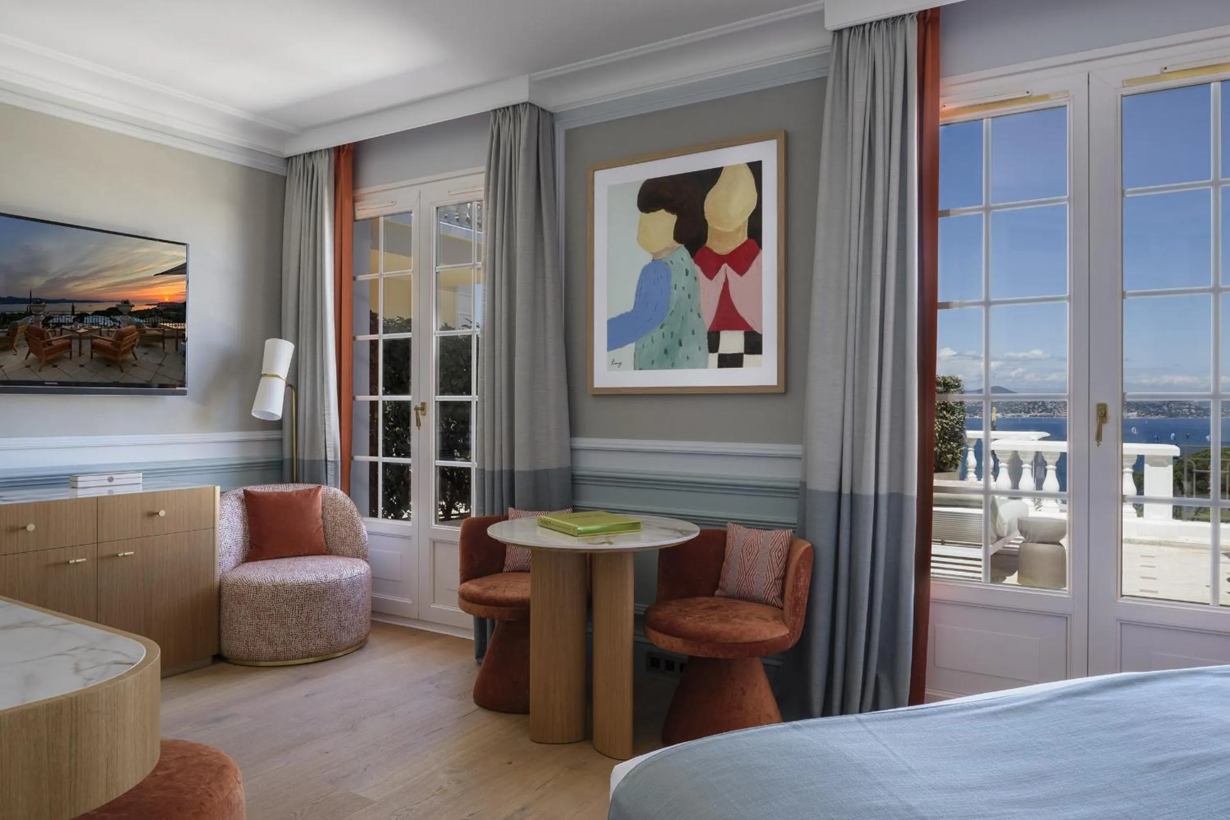 Bedroom, Bed in Althoff Hotel Villa Belrose