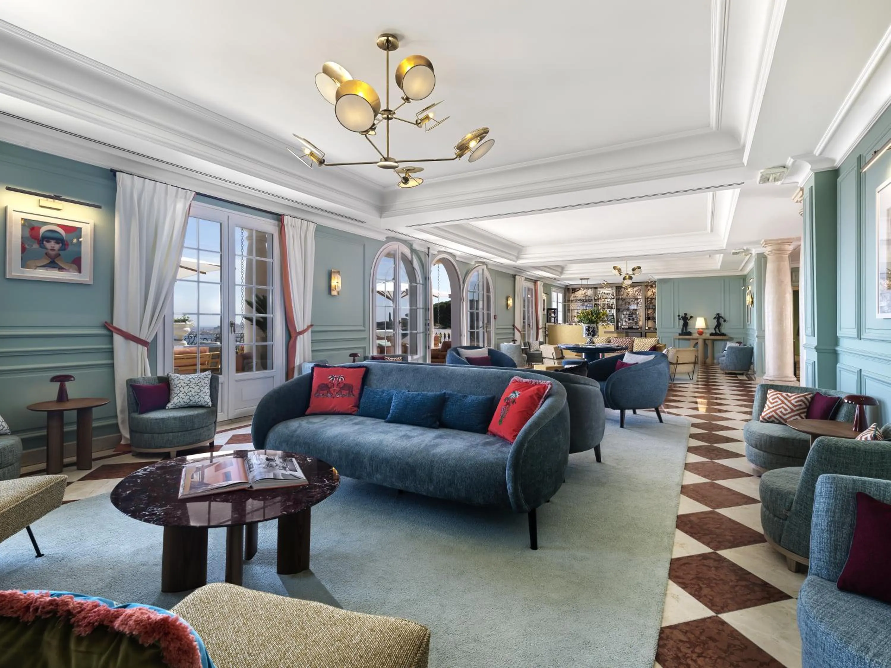 Living room in Althoff Hotel Villa Belrose