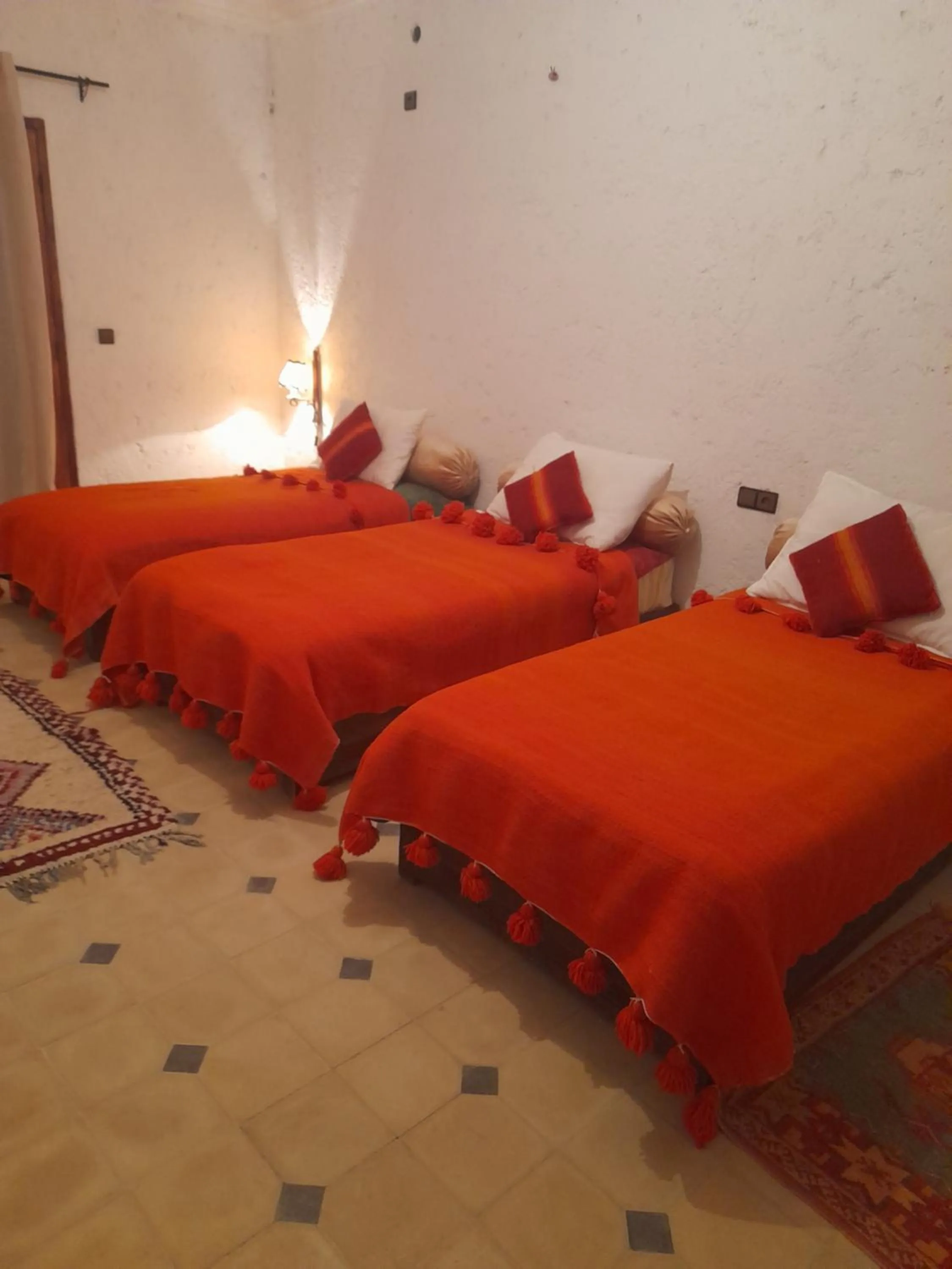 Bed in Riad Diwane