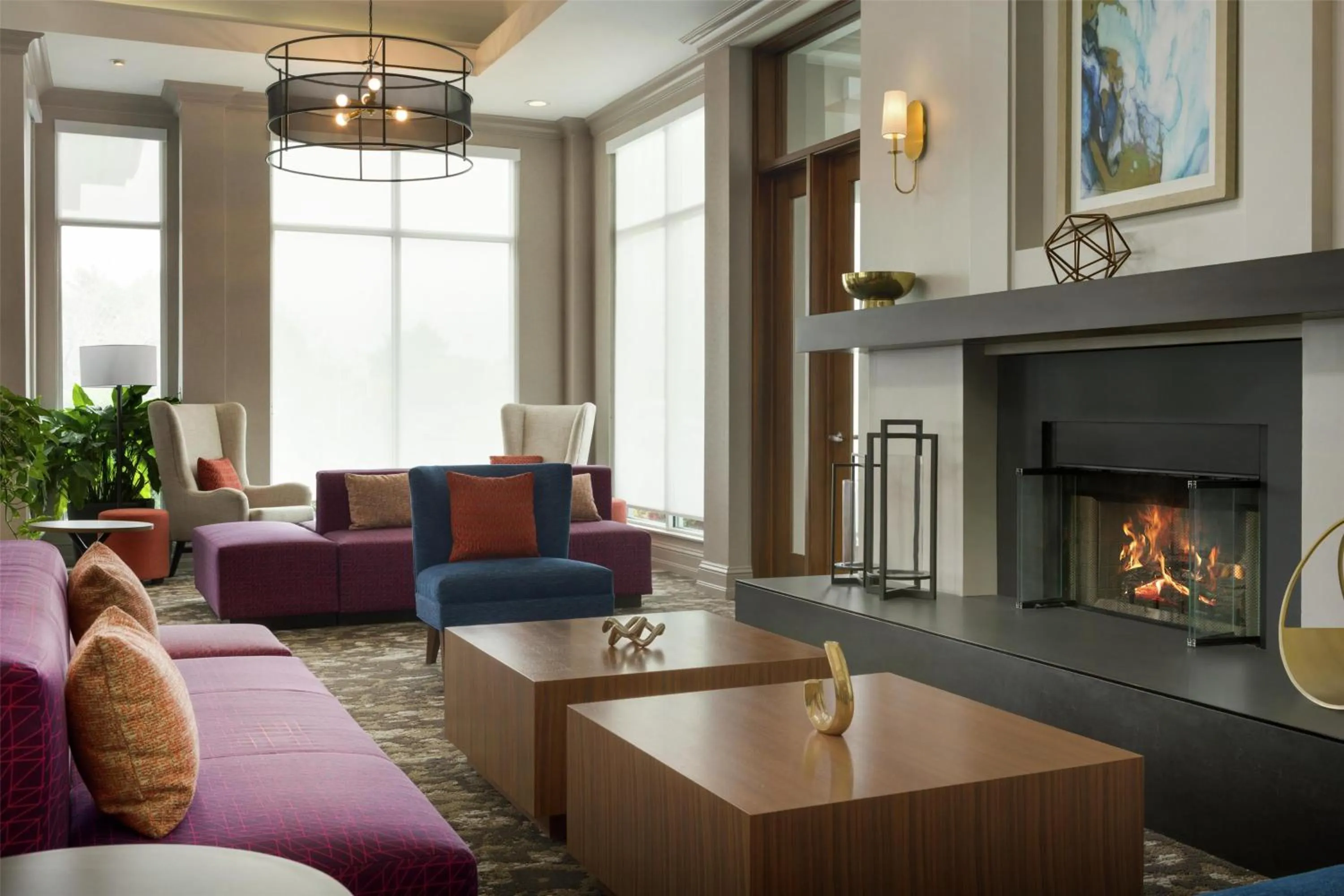 Lobby or reception in Hilton Garden Inn Riverhead