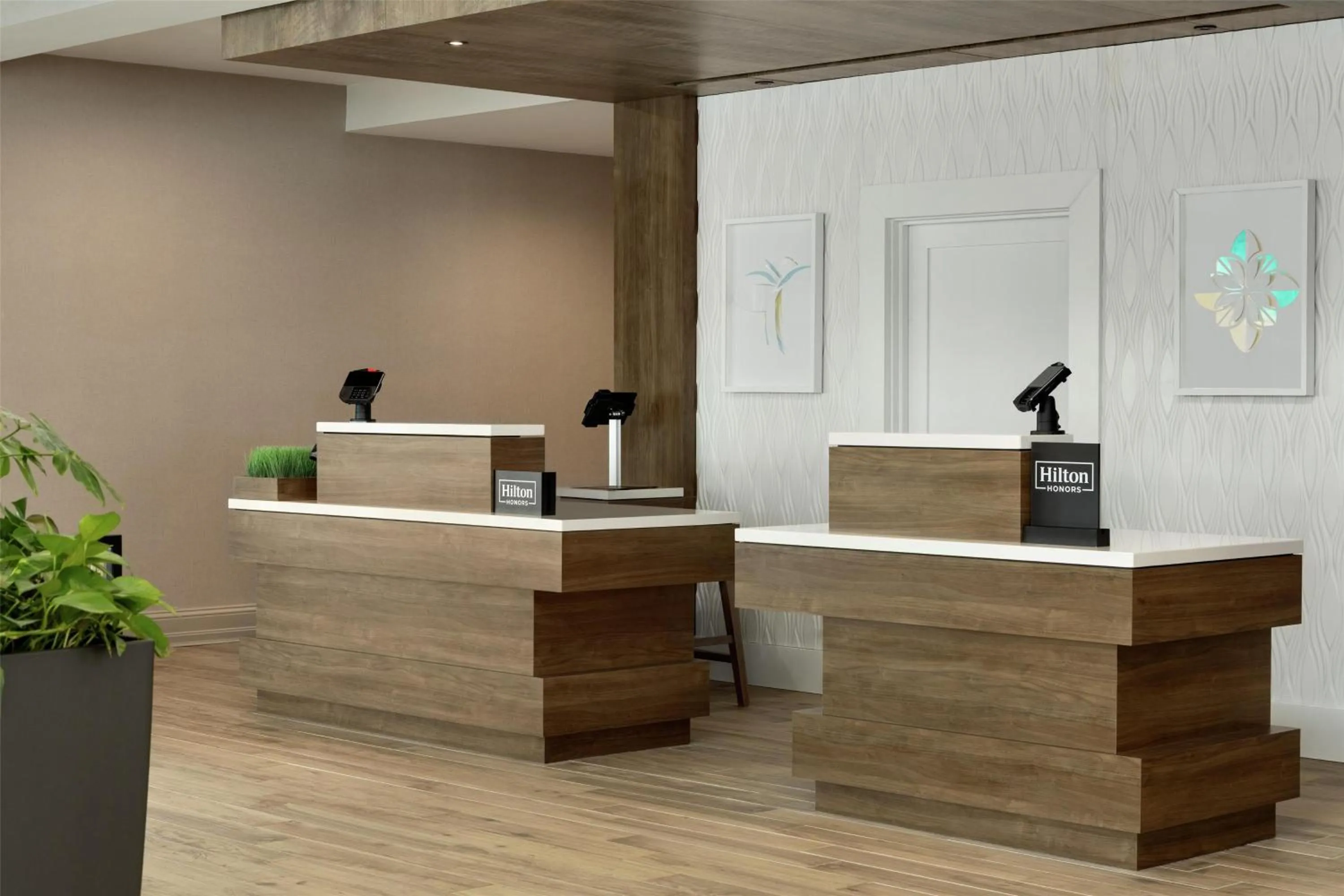 Lobby or reception in Hilton Garden Inn Riverhead