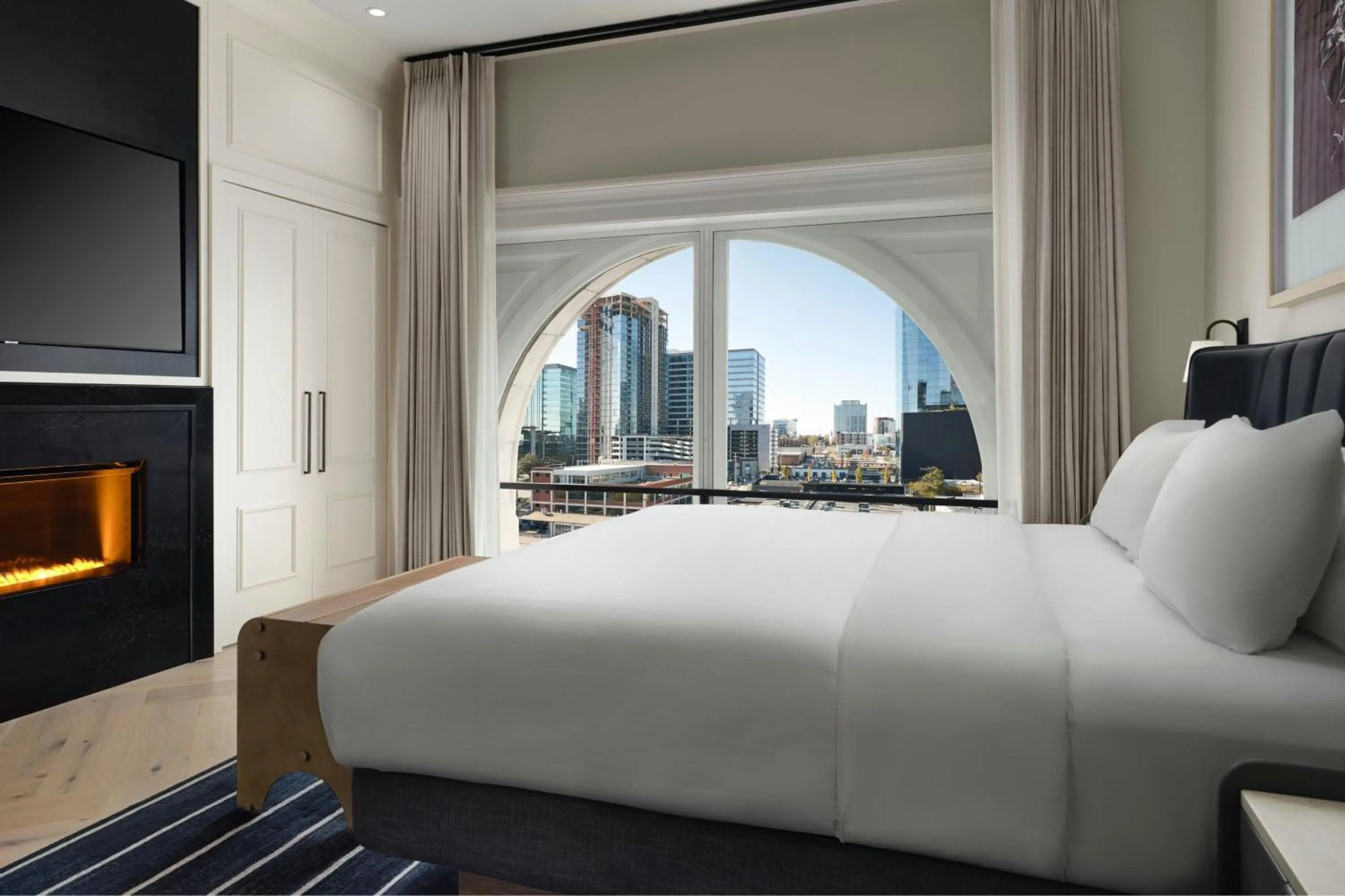 Bedroom, Bed in The Union Station Nashville Yards, Autograph Collection