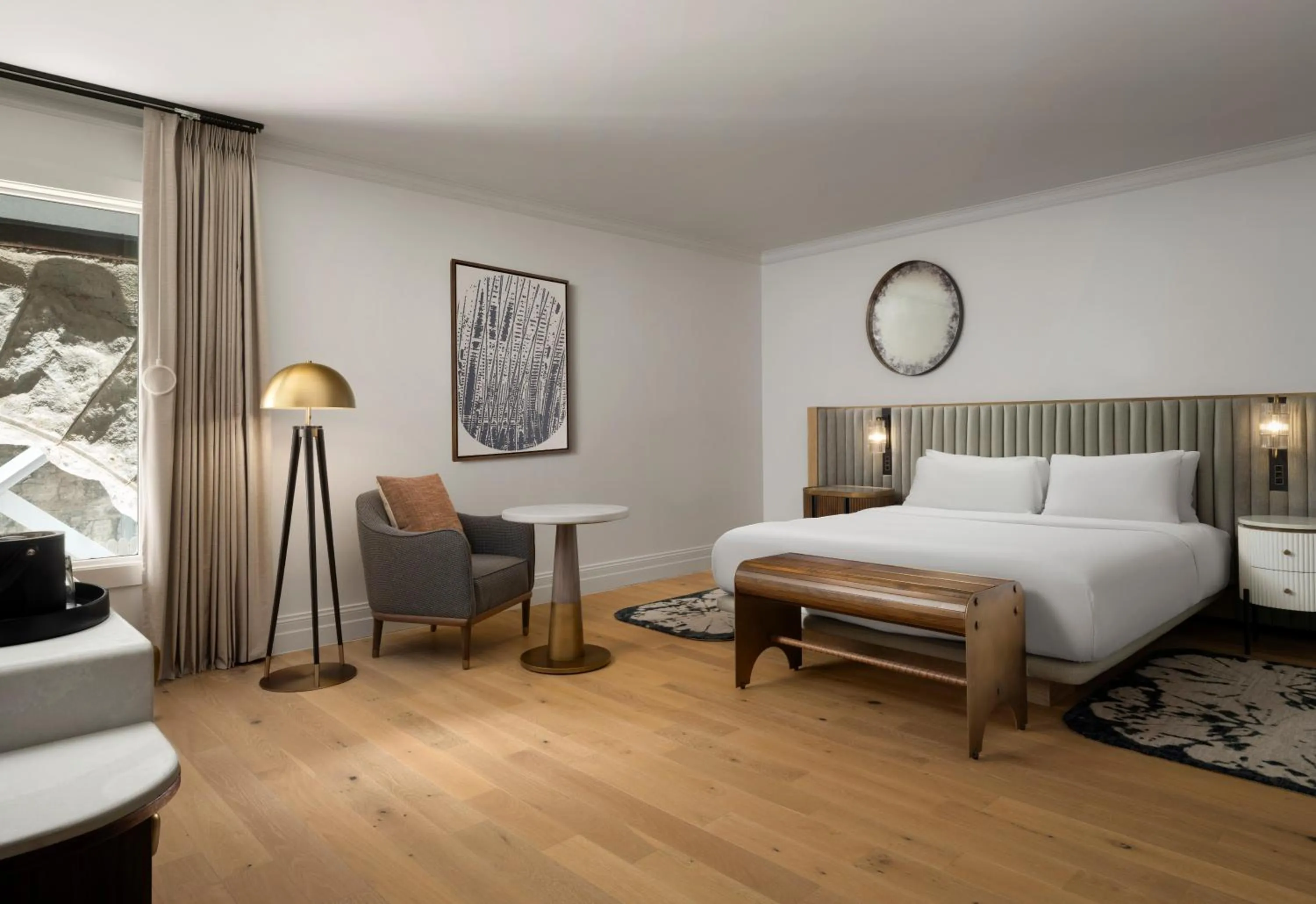 Bedroom, Bed in The Union Station Nashville Yards, Autograph Collection