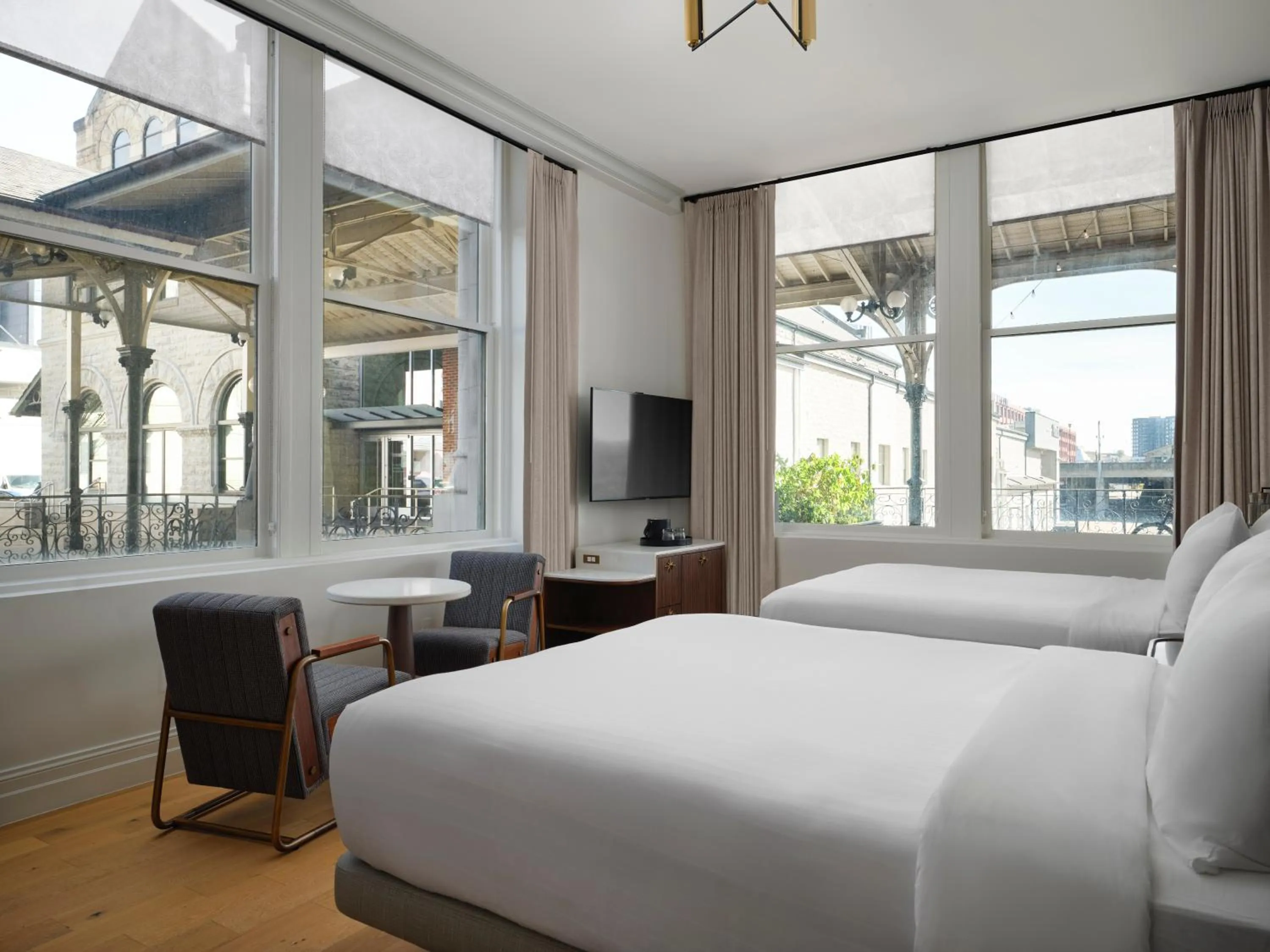 Bedroom, Bed in The Union Station Nashville Yards, Autograph Collection