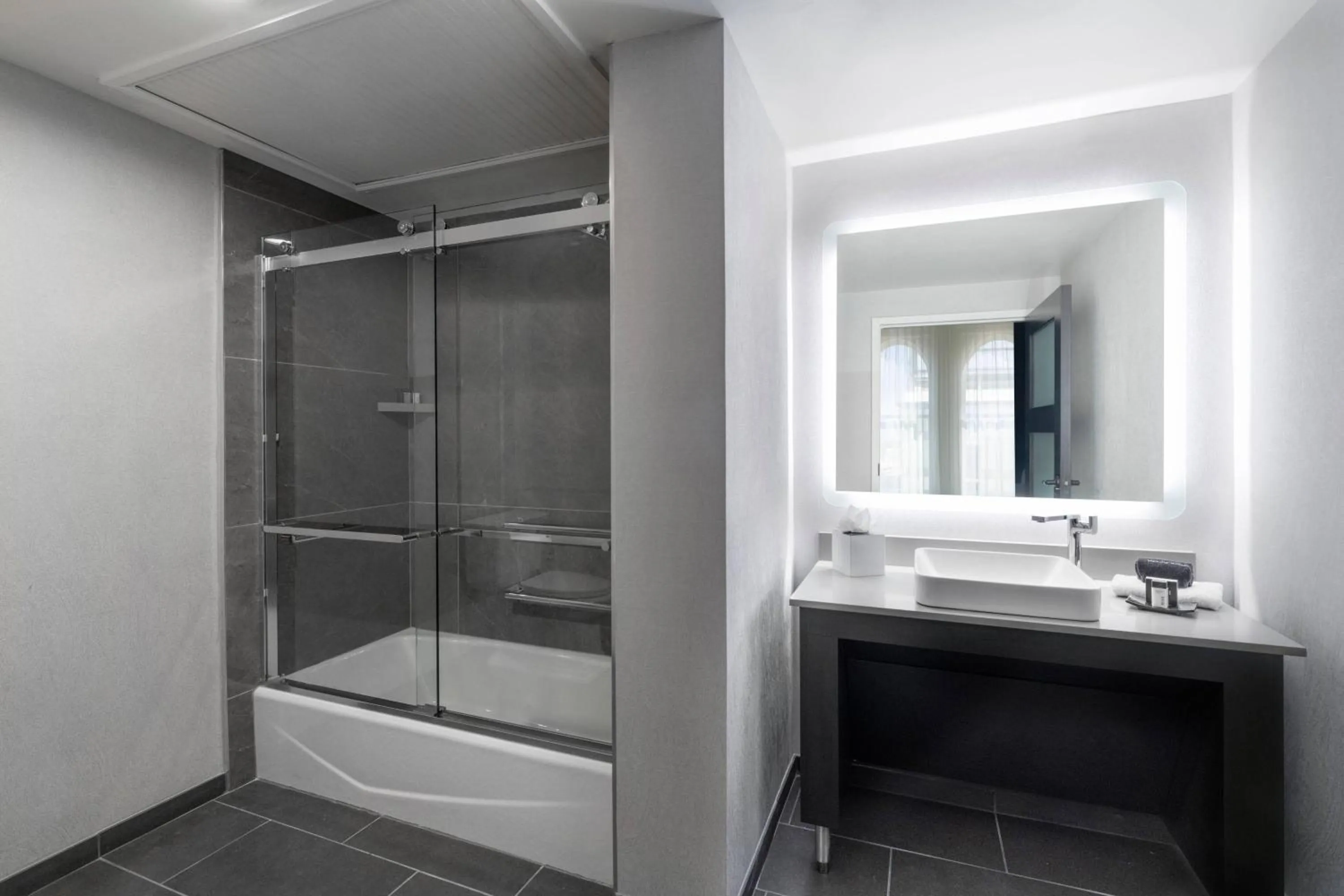 Bathroom in The Union Station Nashville Yards, Autograph Collection