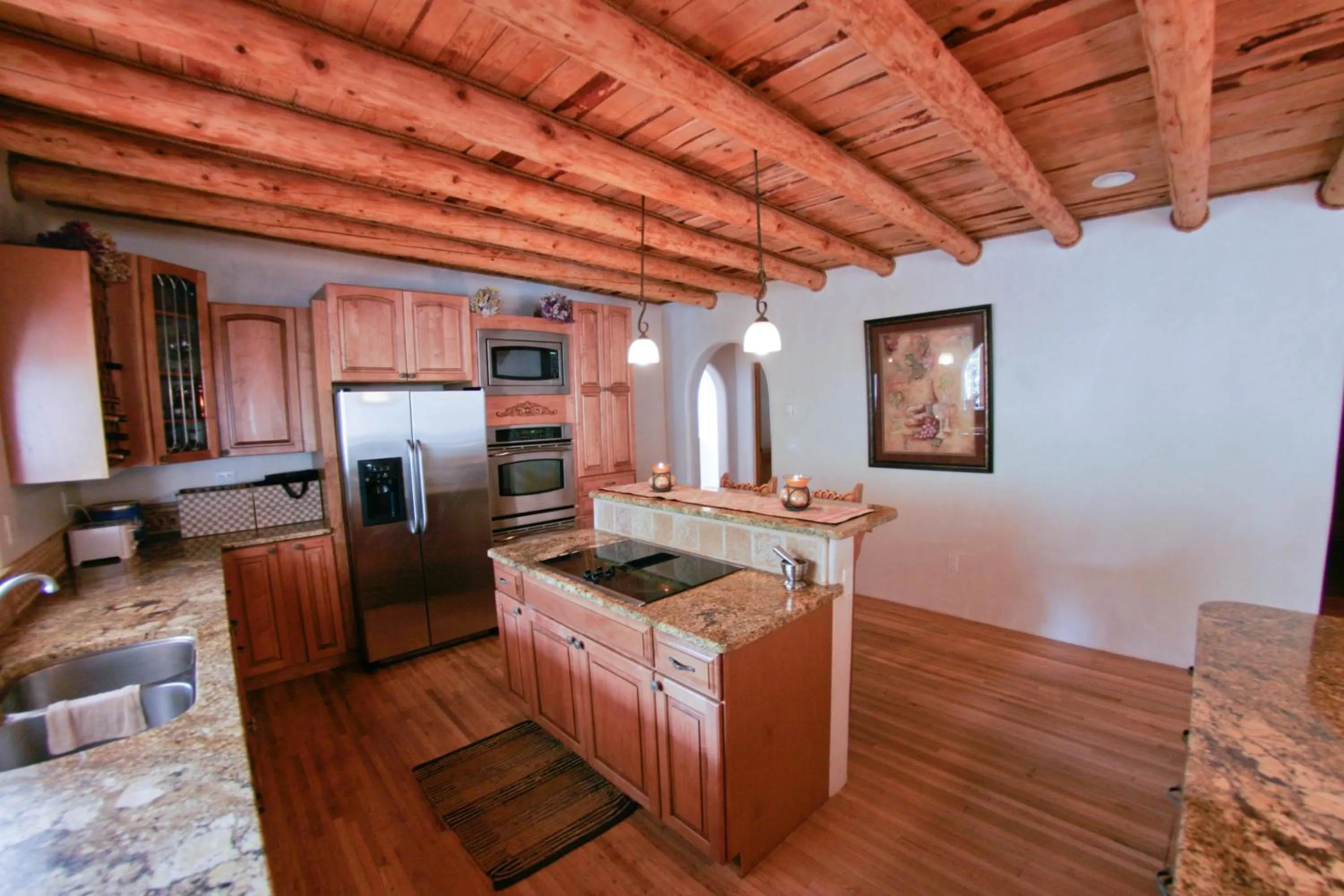 Kitchen or kitchenette in Shady Brook Inn Village/Resort