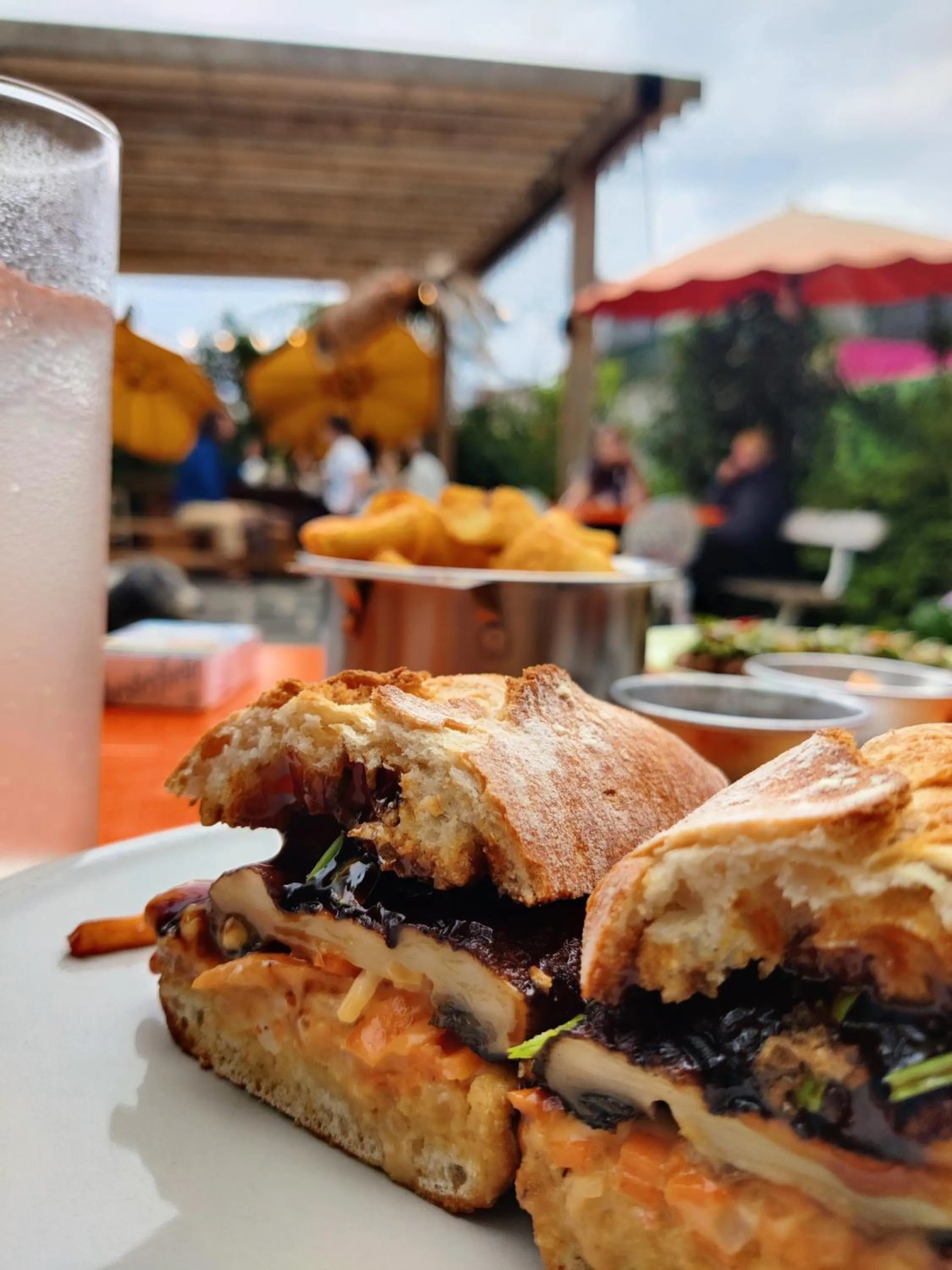 Dinner in Out of the Blue