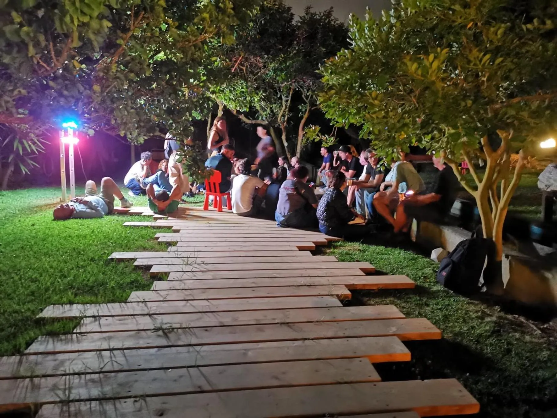 People in Out of the Blue