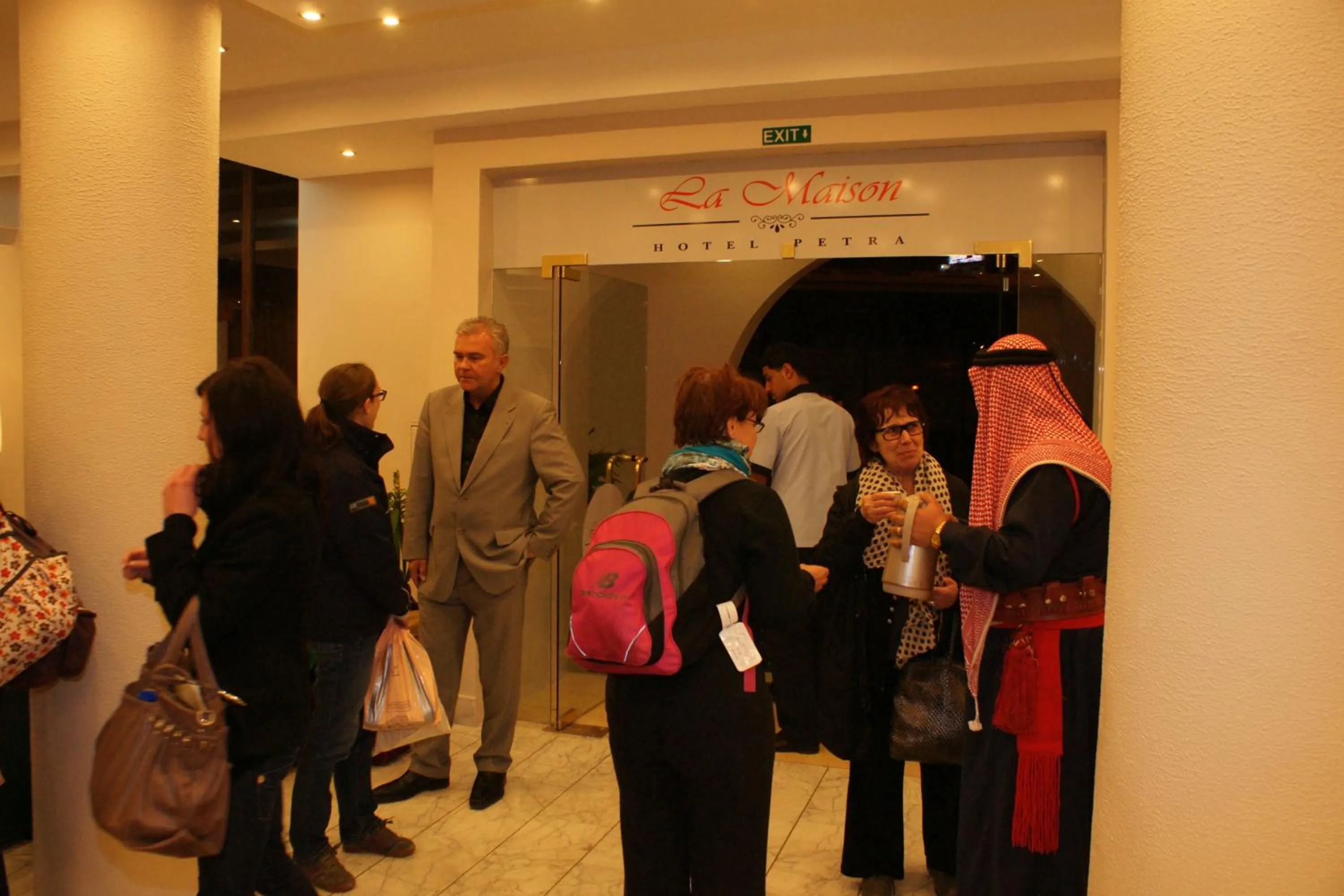 People in La Maison Hotel