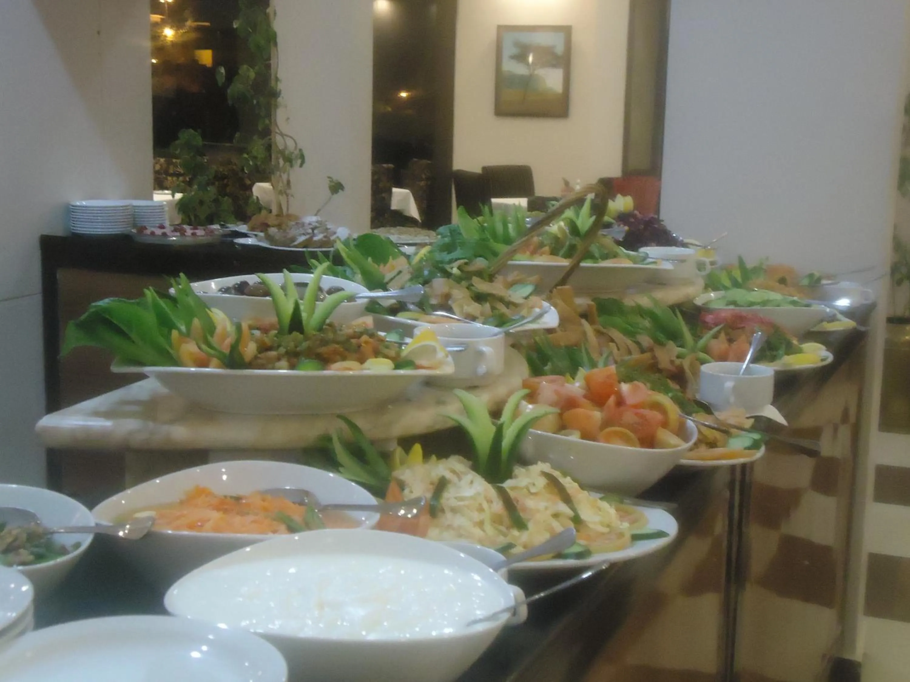 Food and drinks in La Maison Hotel