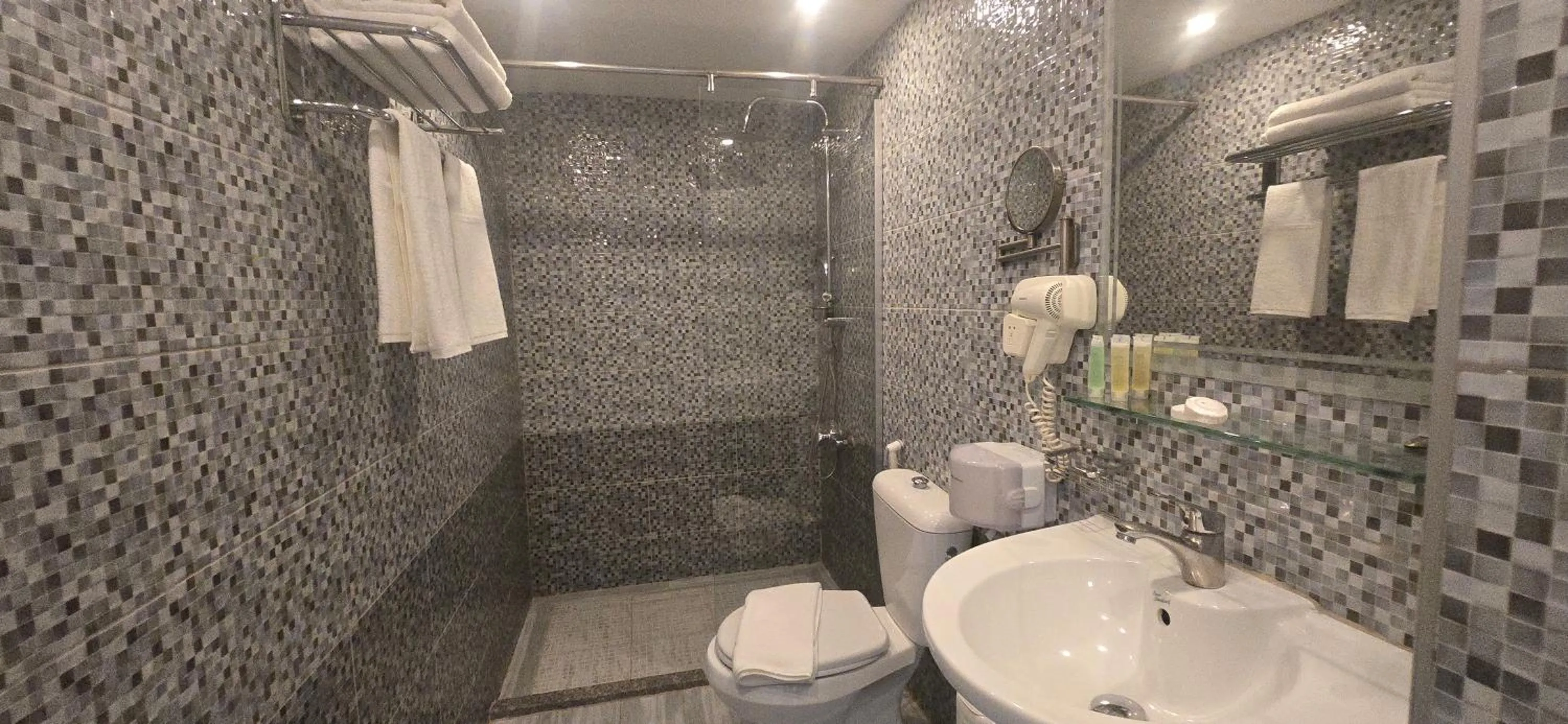 Shower in La Maison Hotel