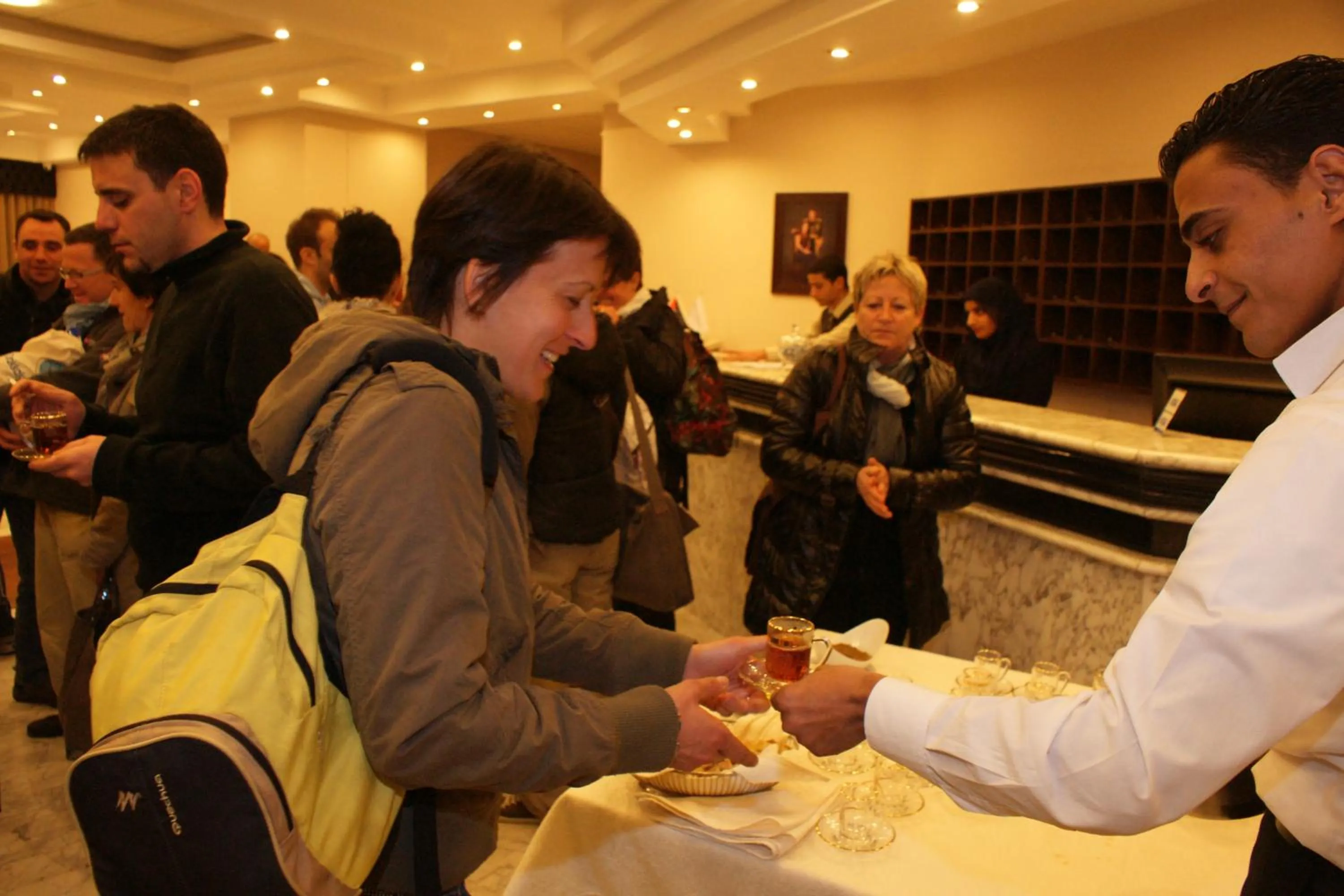 People in La Maison Hotel