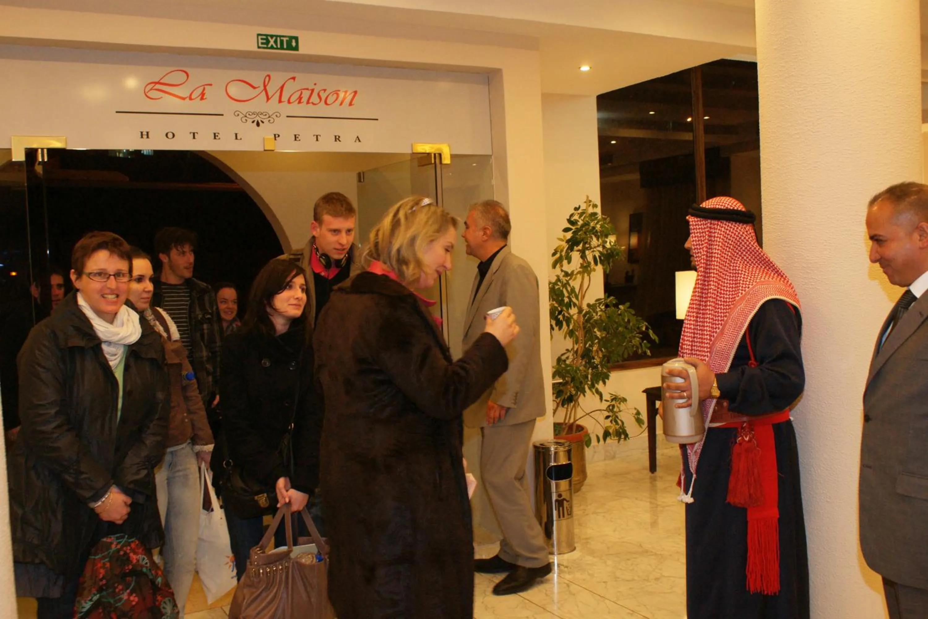 People in La Maison Hotel