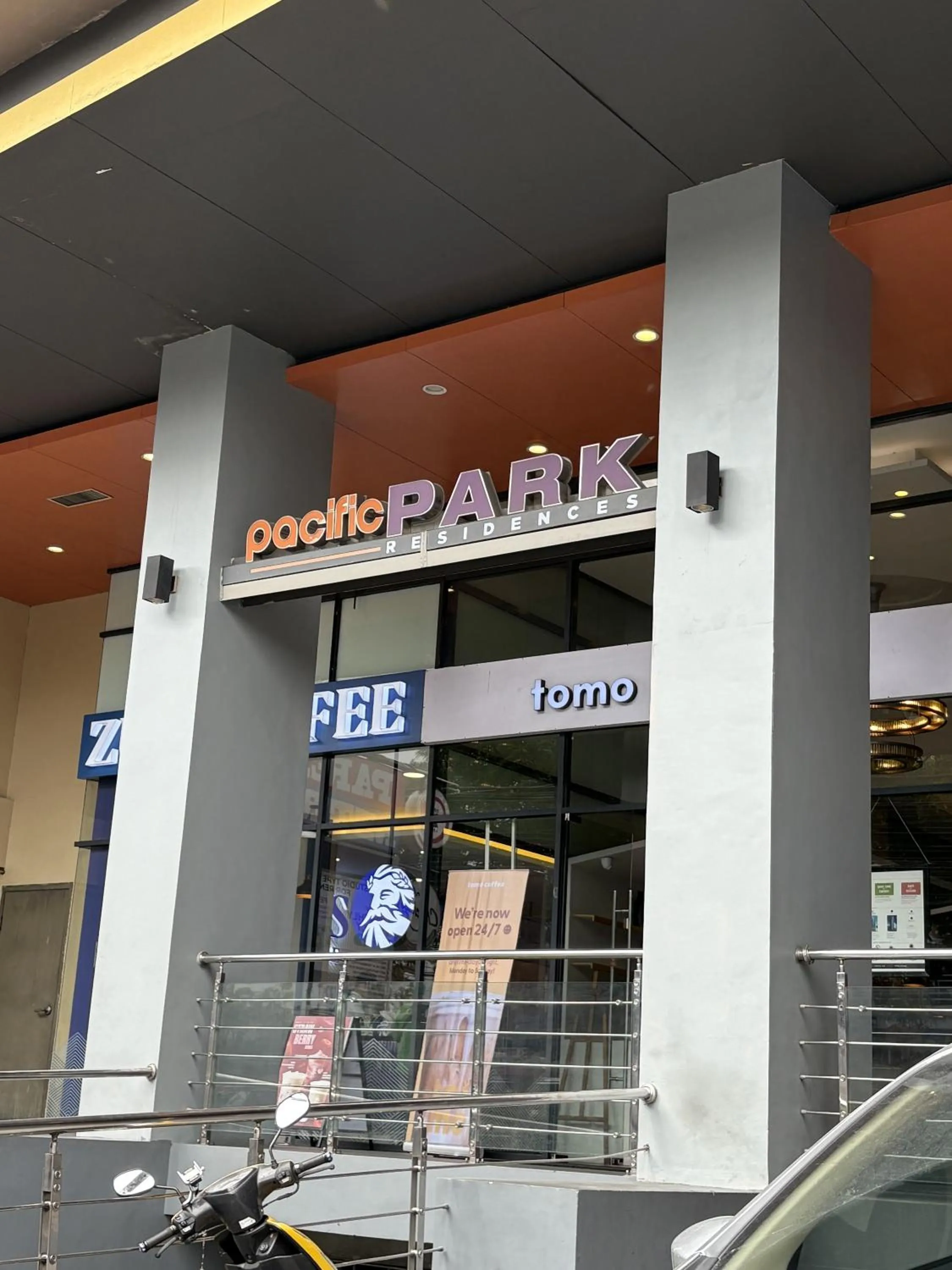 Property logo or sign in Pacific Park Hotel