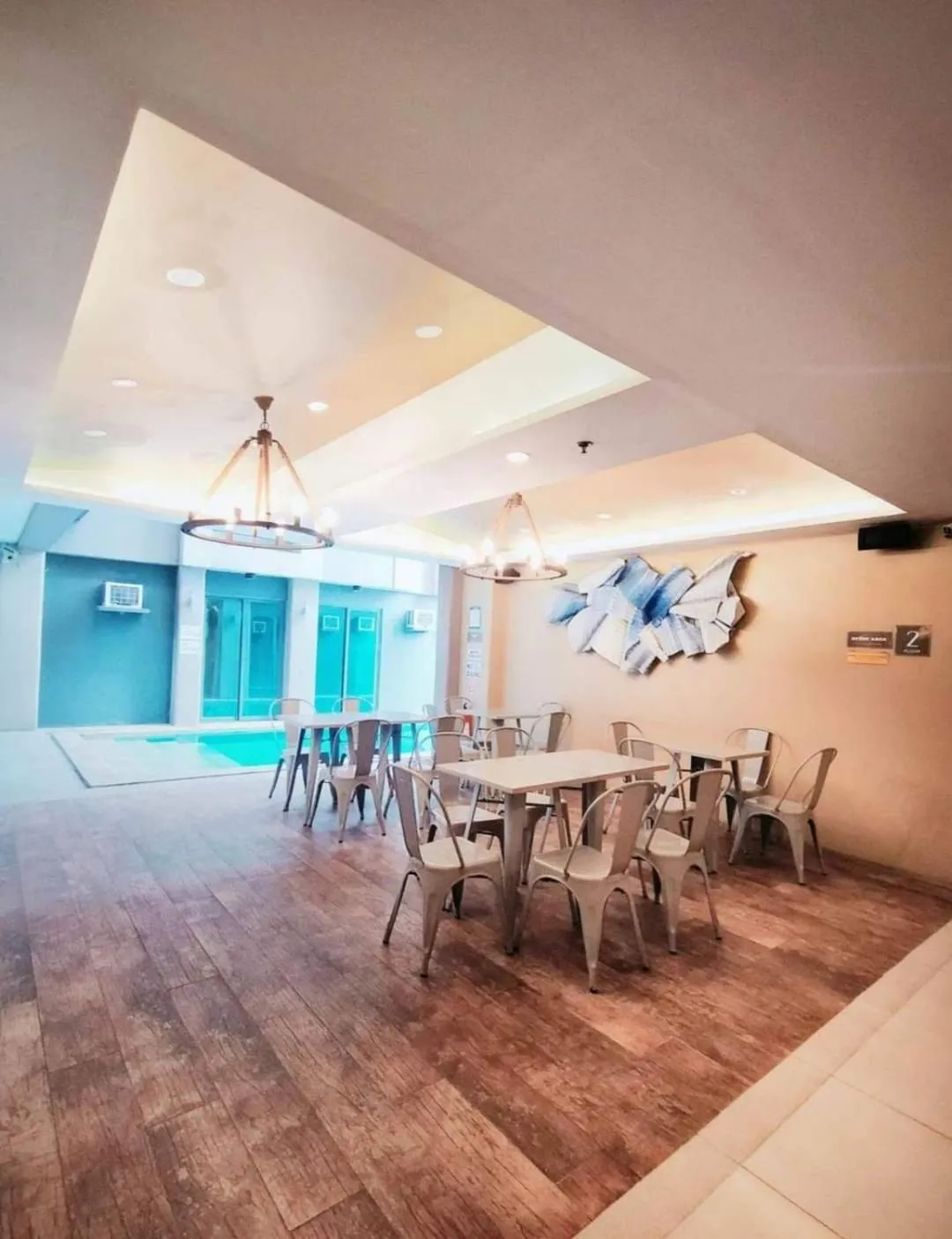 Pool view in Pacific Park Hotel