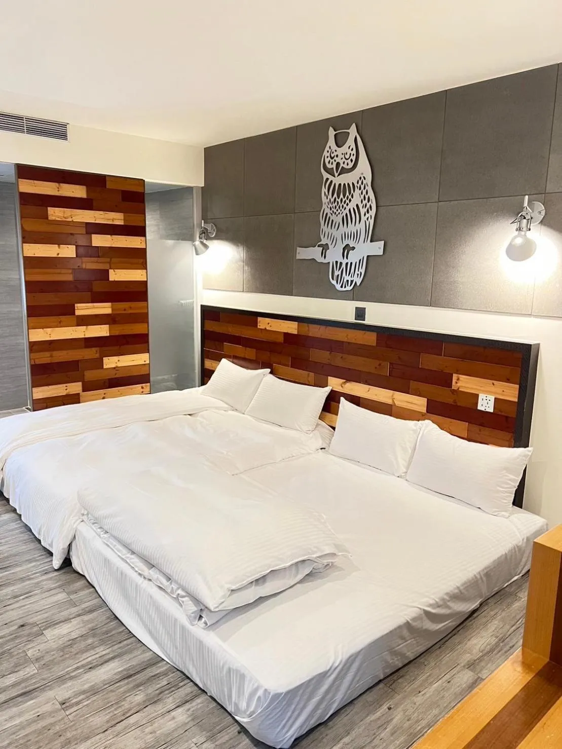 Bed in Xinshe Hotel - Hsinchu