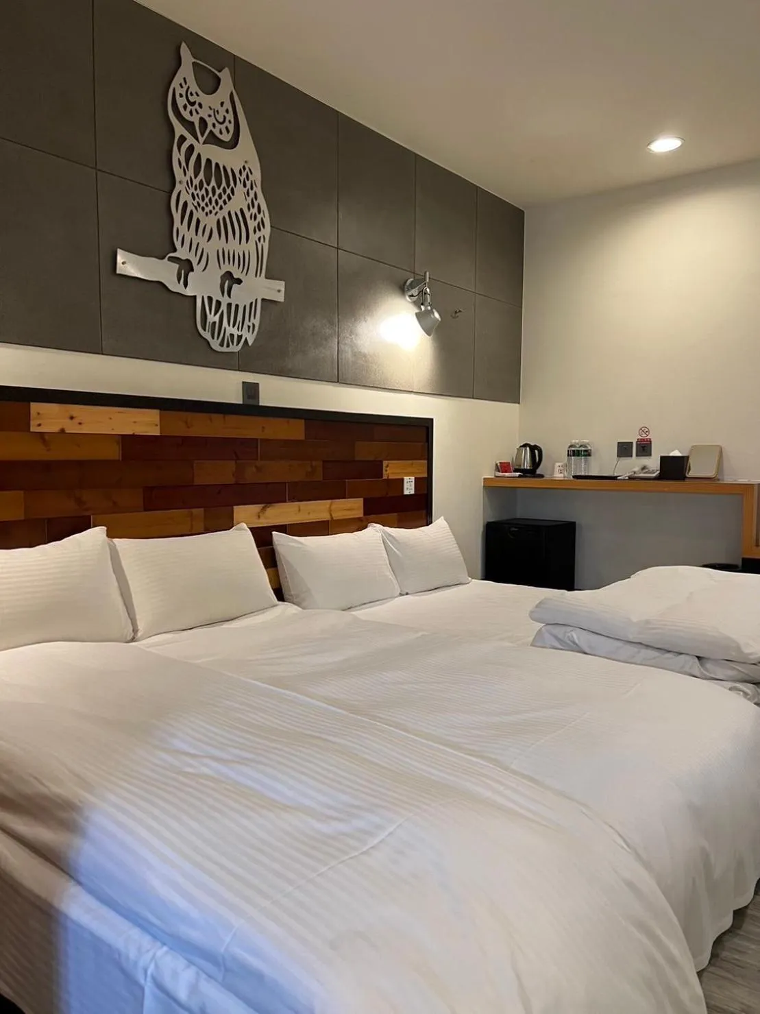 Bed in Xinshe Hotel - Hsinchu