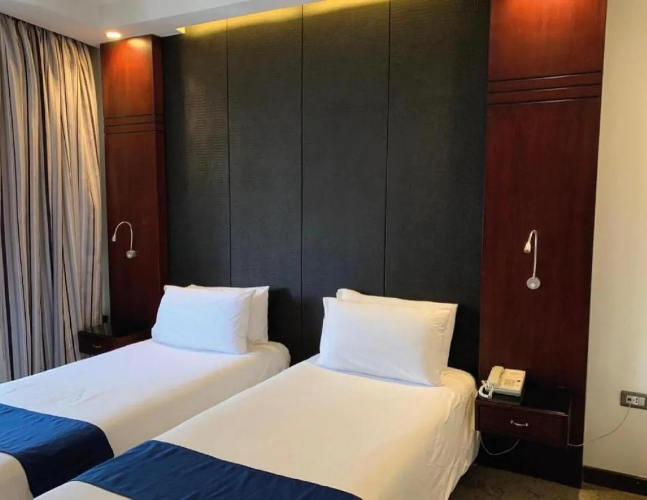 Bed in Torino Hotel Amman