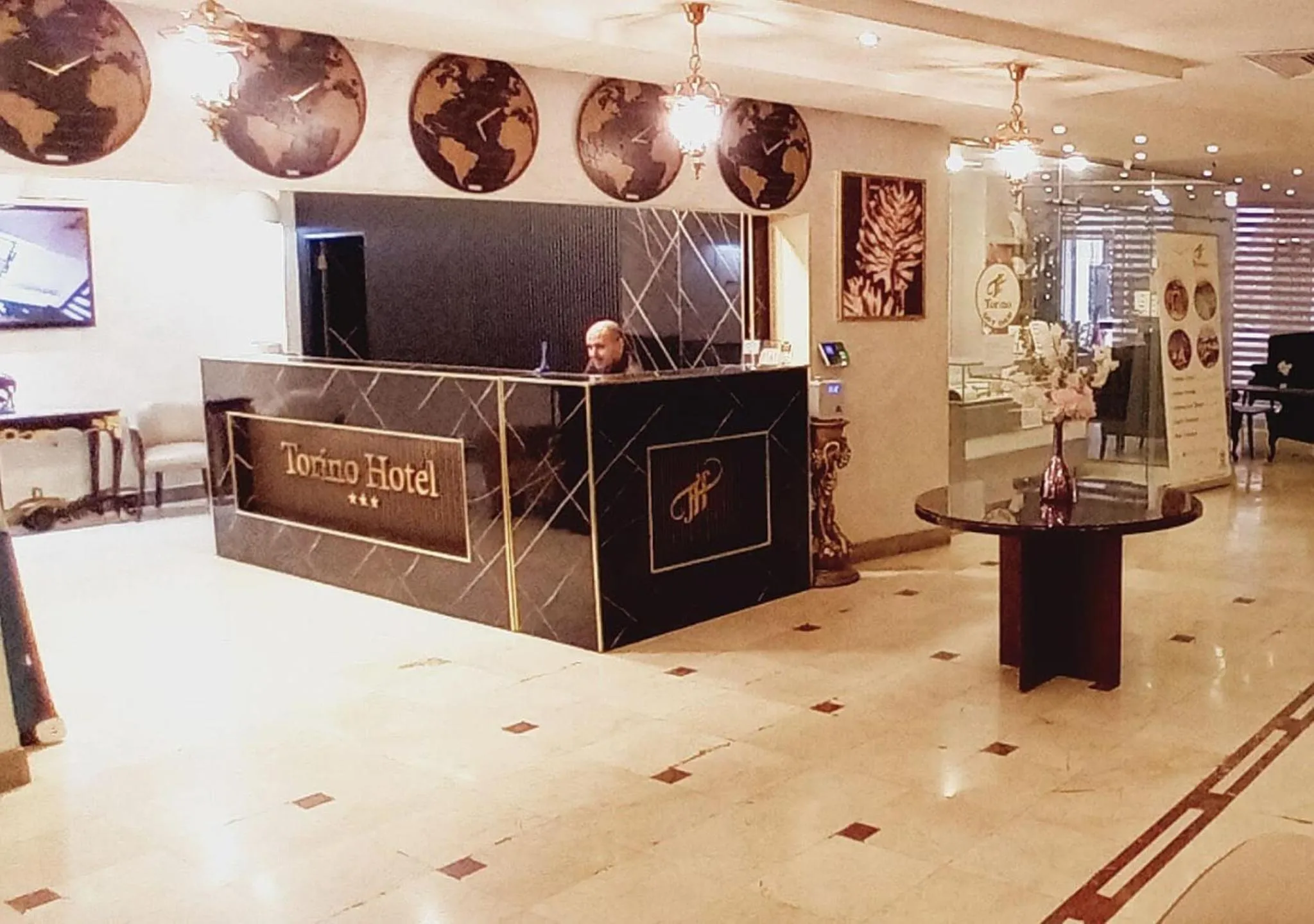 Lobby or reception in Torino Hotel Amman