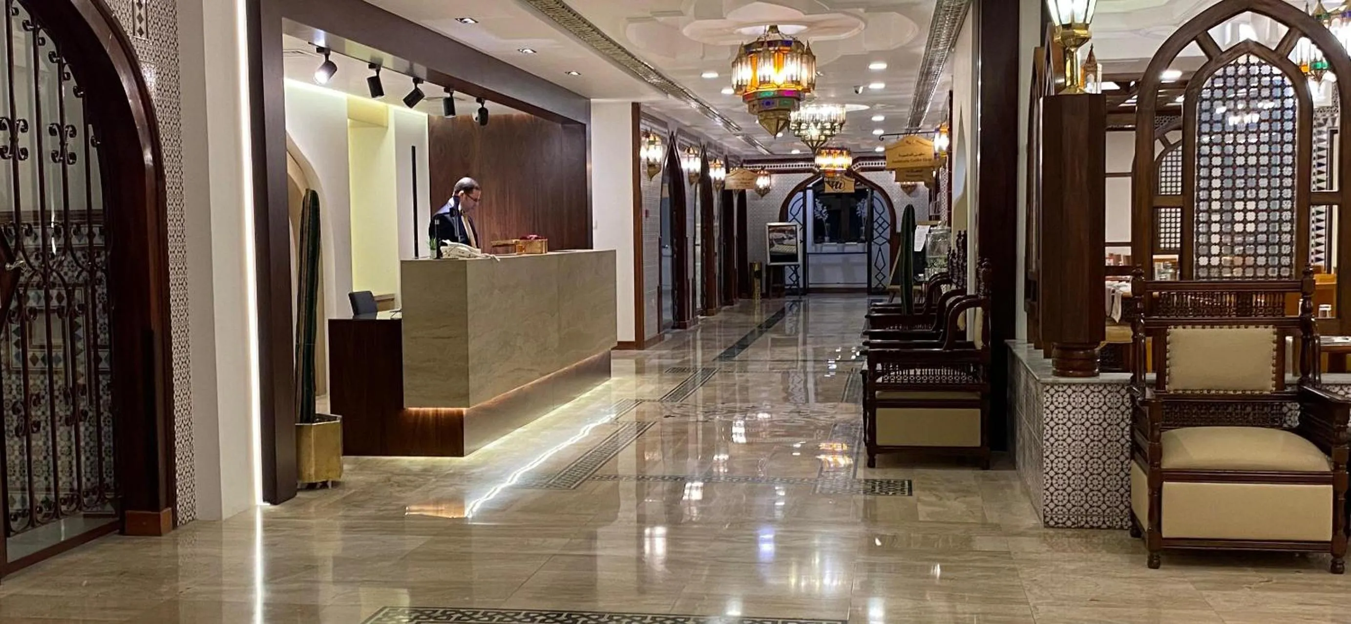 Lobby or reception in Toledo Amman Hotel