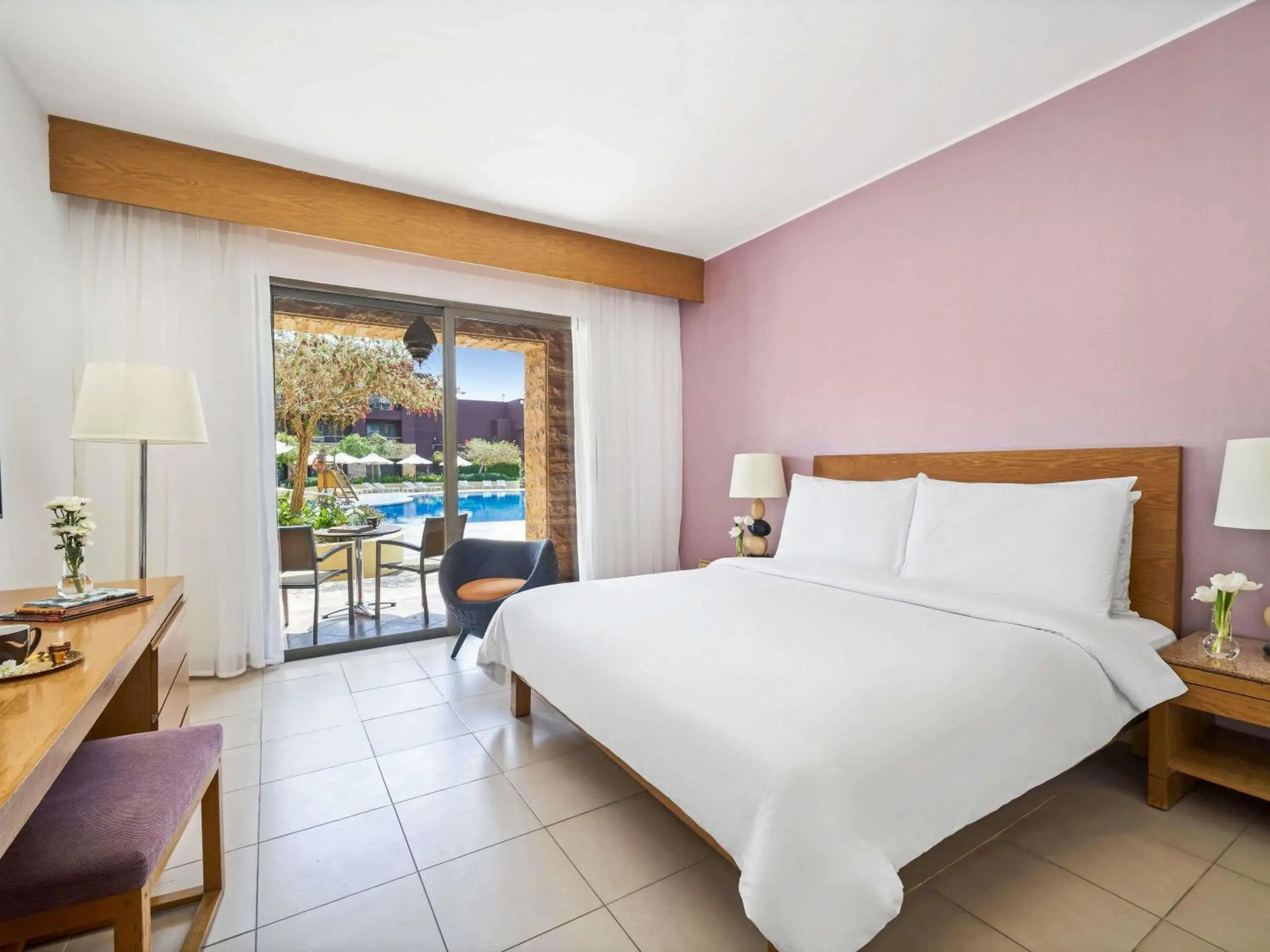 Superior Family Room with Pool View in Mövenpick Resort & Spa Tala Bay Aqaba Superior Family Room with Pool View in Mövenpick Resort & Spa Tala Bay Aqaba