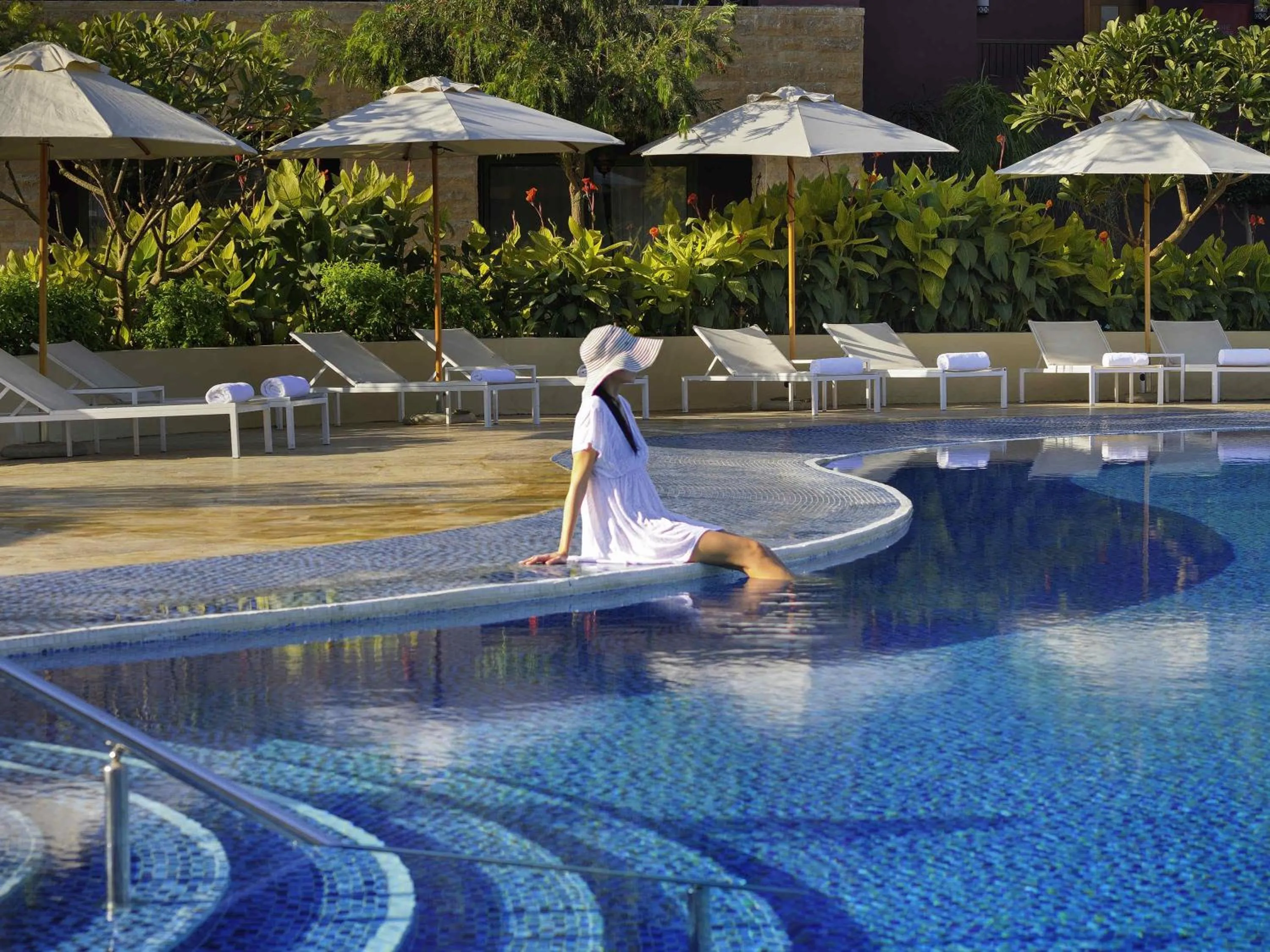 Pool view in Mövenpick Resort & Spa Tala Bay Aqaba