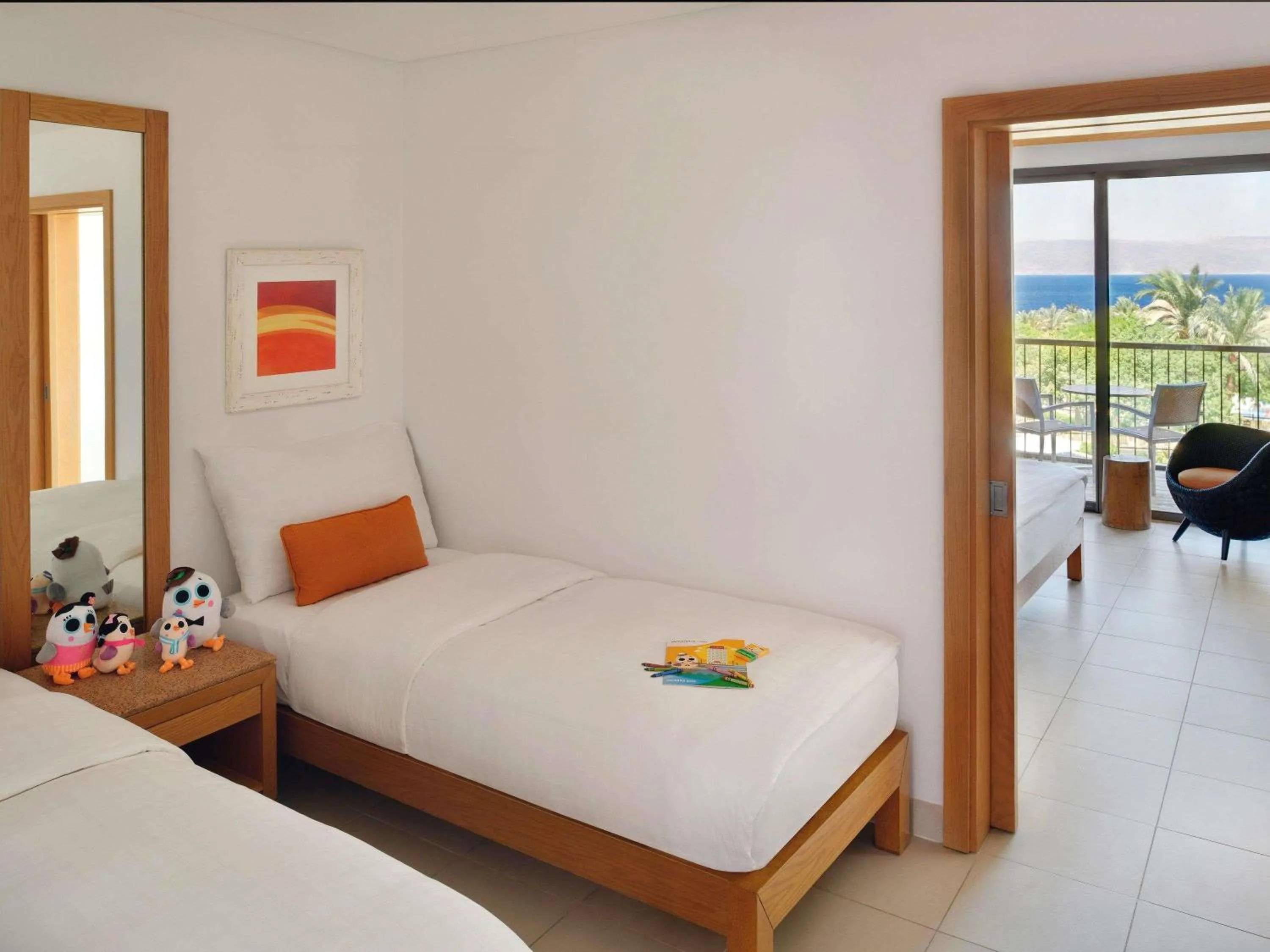 Bedroom, Bed in Mövenpick Resort & Spa Tala Bay Aqaba