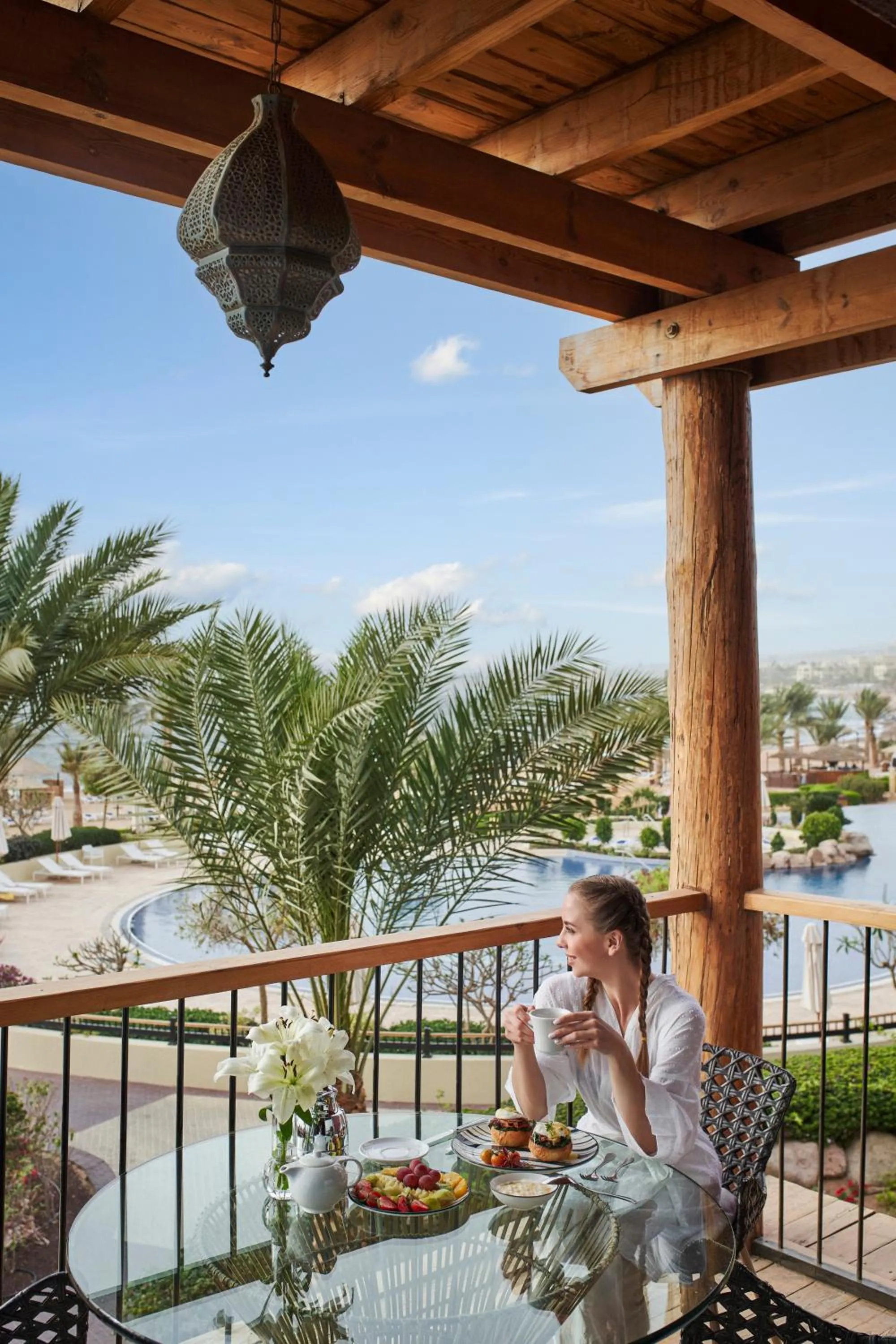 Patio in Mövenpick Resort & Spa Tala Bay Aqaba