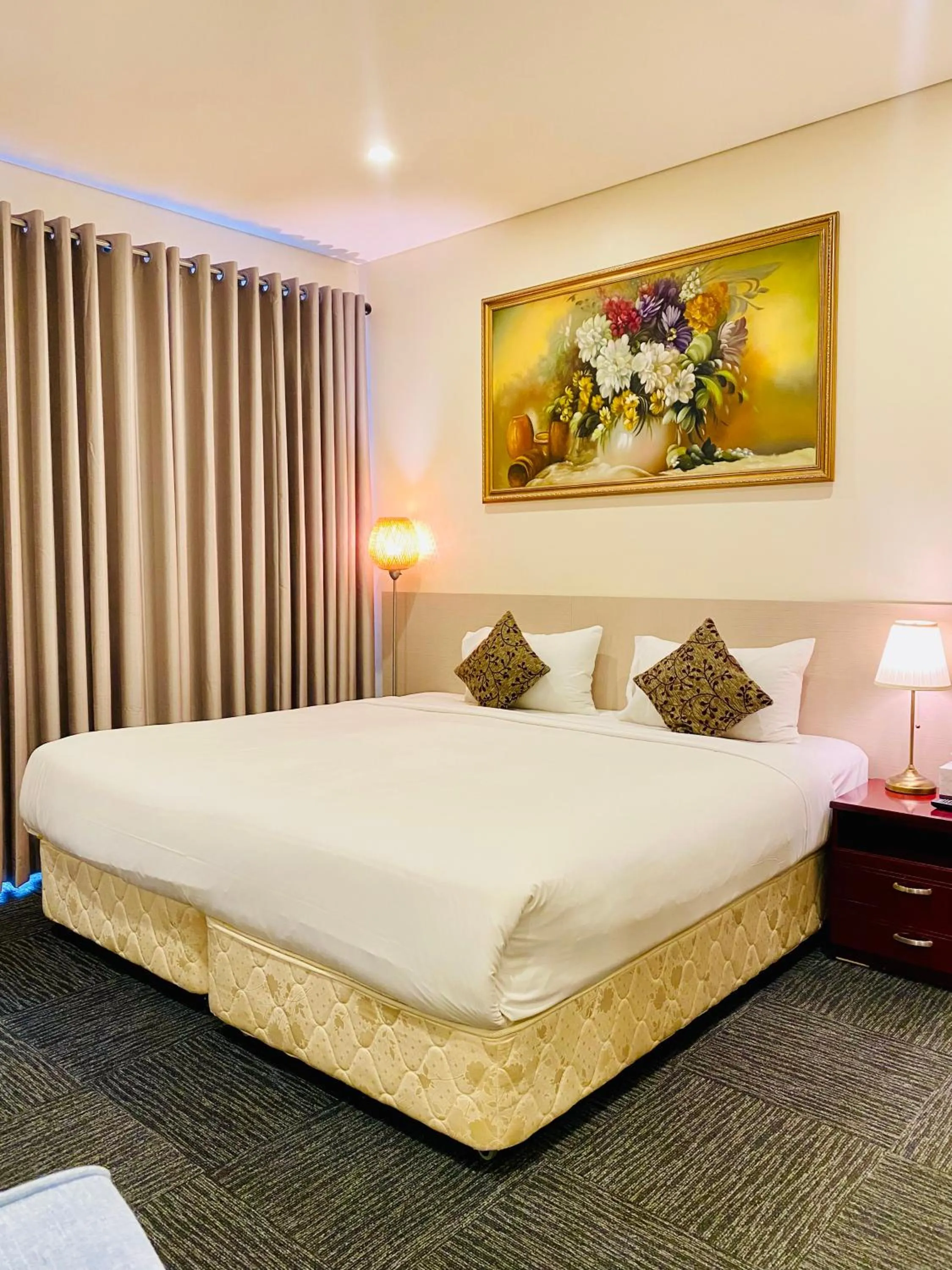 Bed in Parklane Motel Murray Bridge