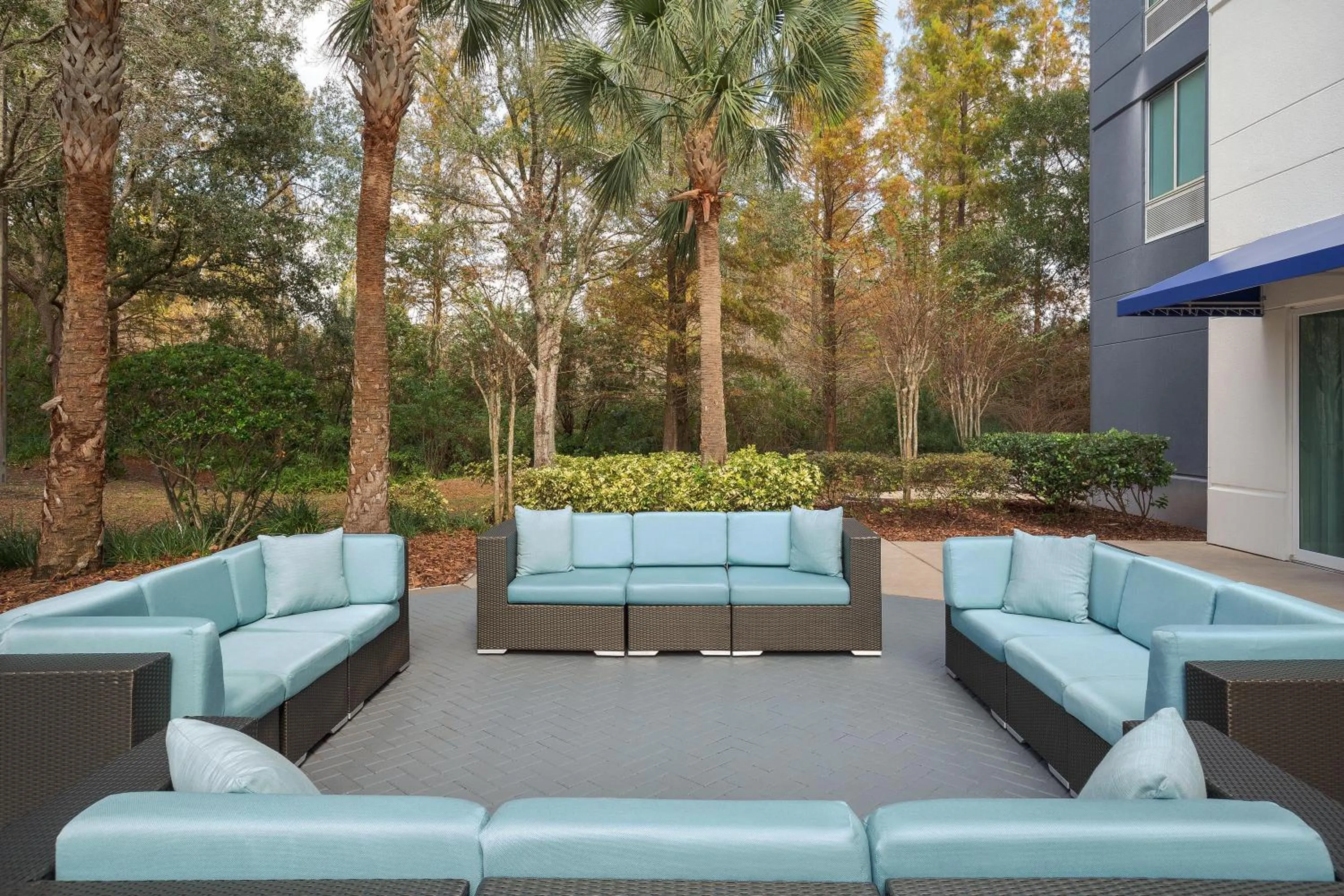 Patio in Hilton Garden Inn Tampa North